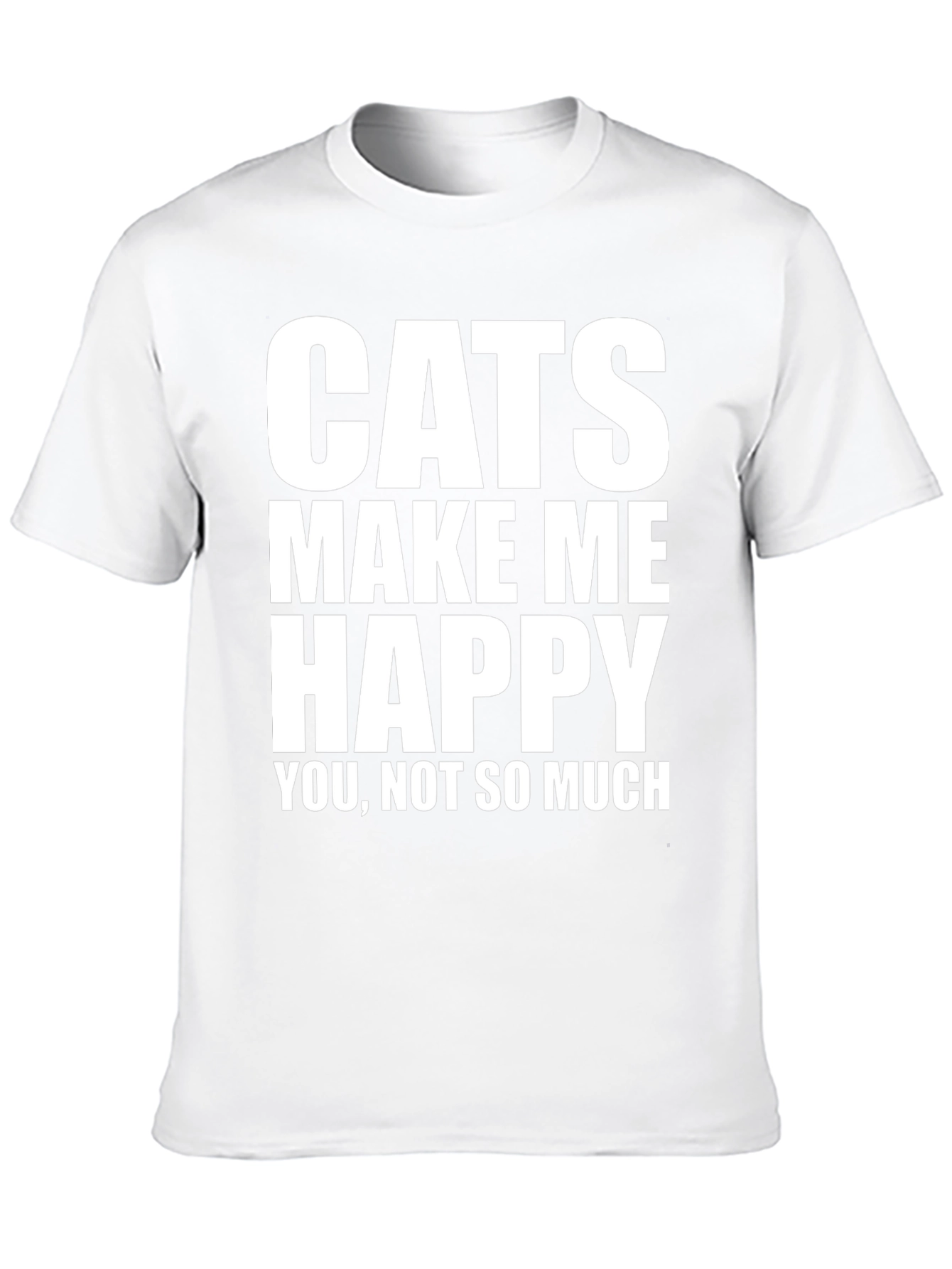 Cats Make Me Happy Graphic Tee