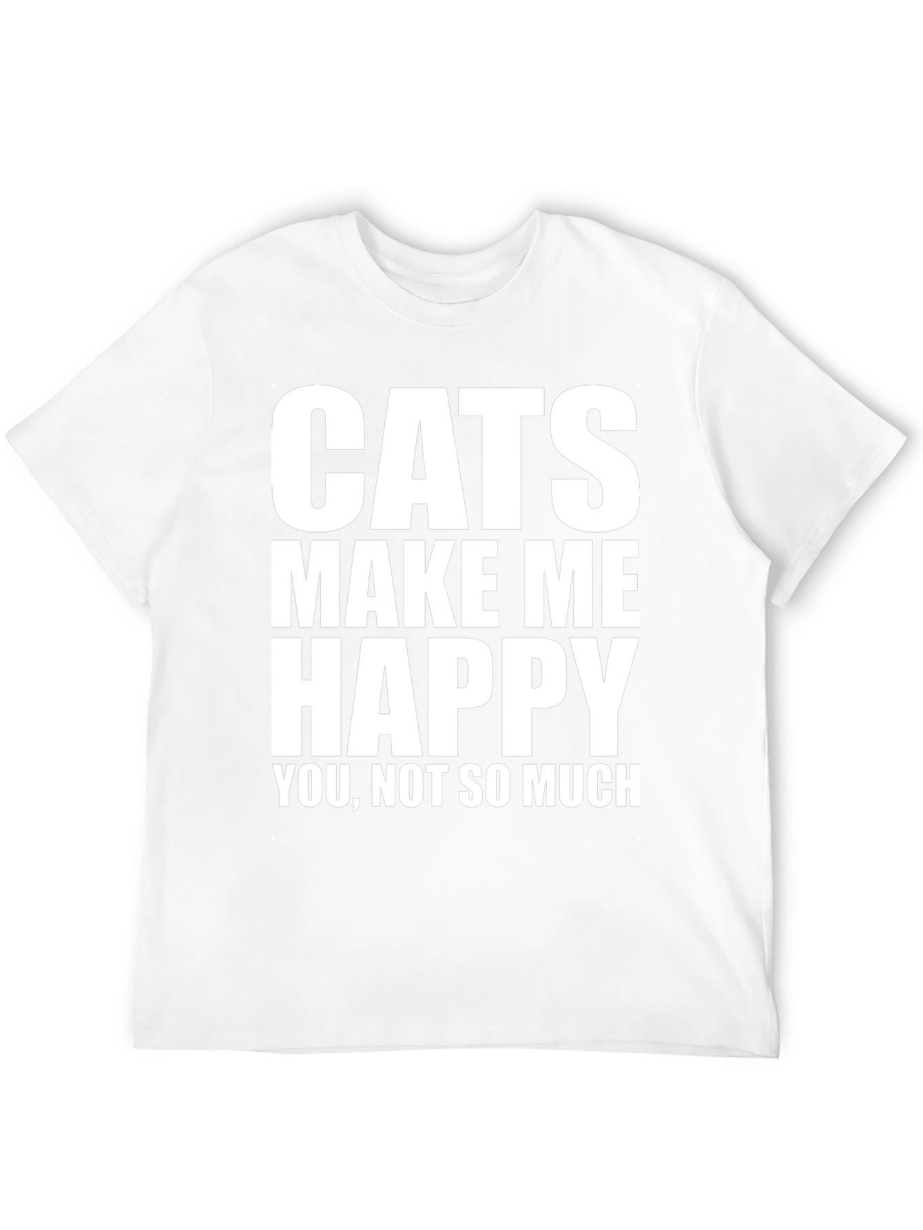 Cats Make Me Happy Graphic Tee