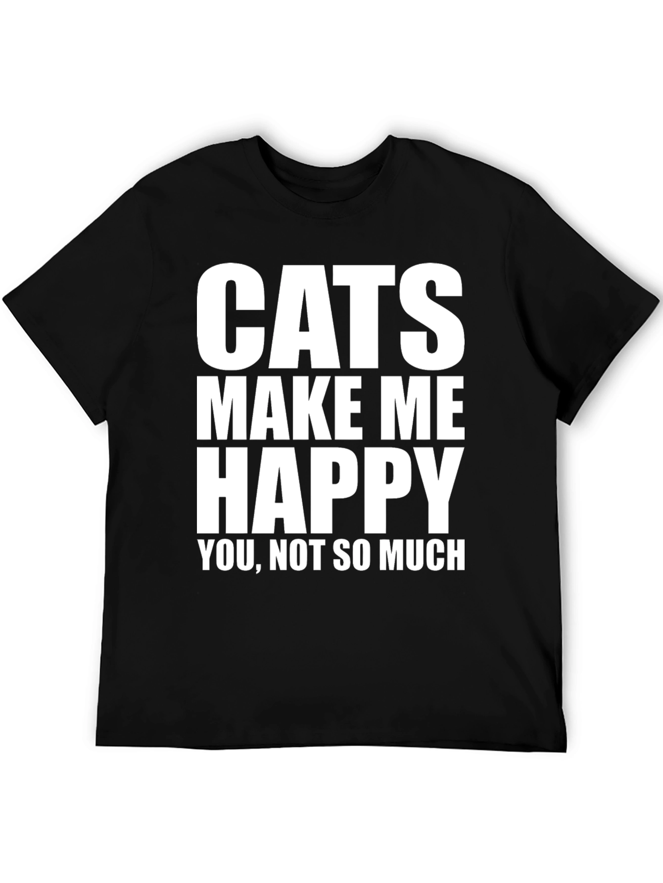 Cats Make Me Happy Graphic Tee