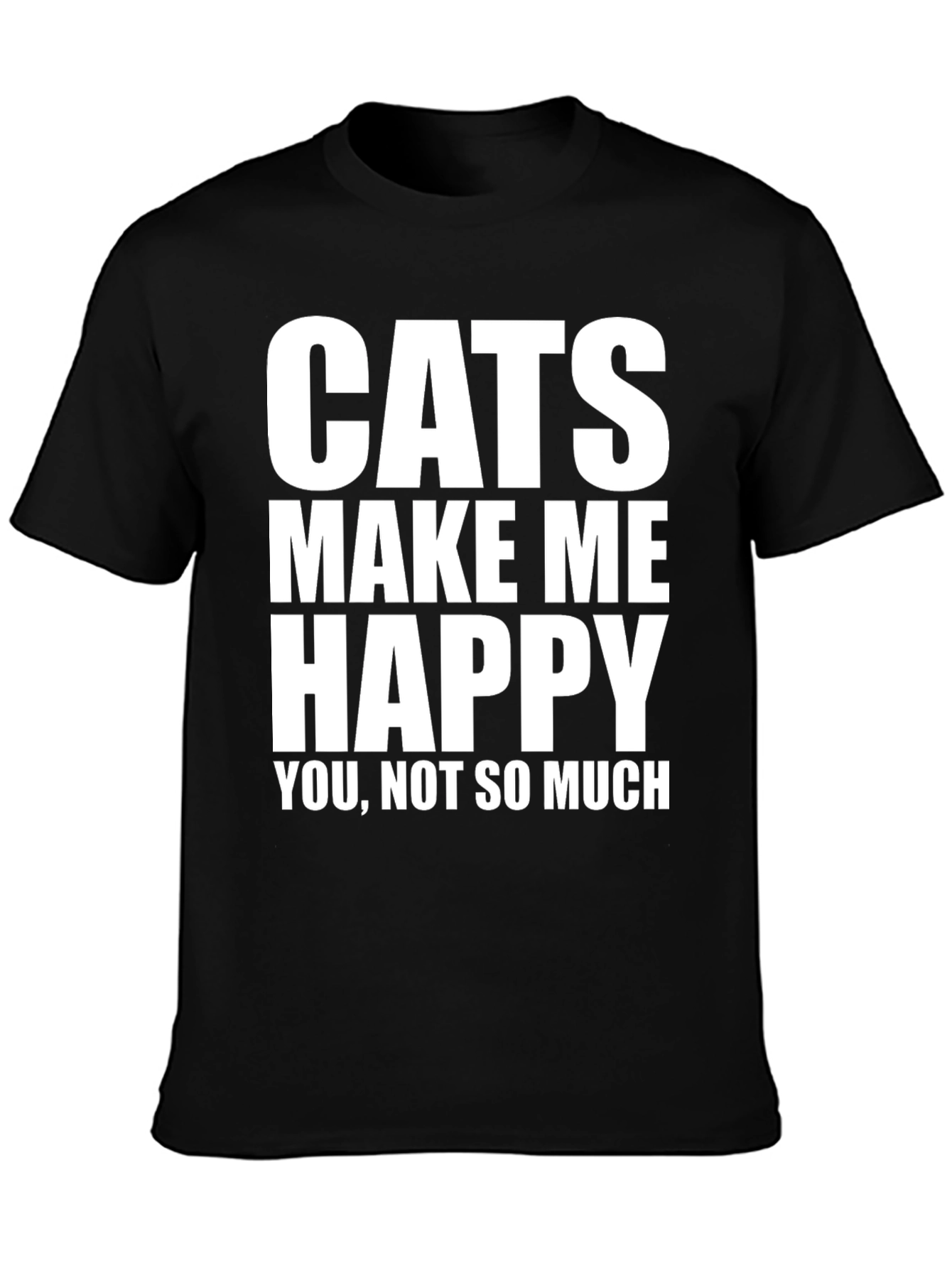 Cats Make Me Happy Graphic Tee