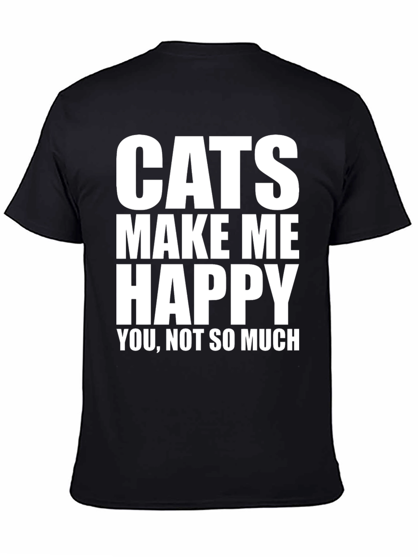 Cats Make Me Happy Graphic Tee