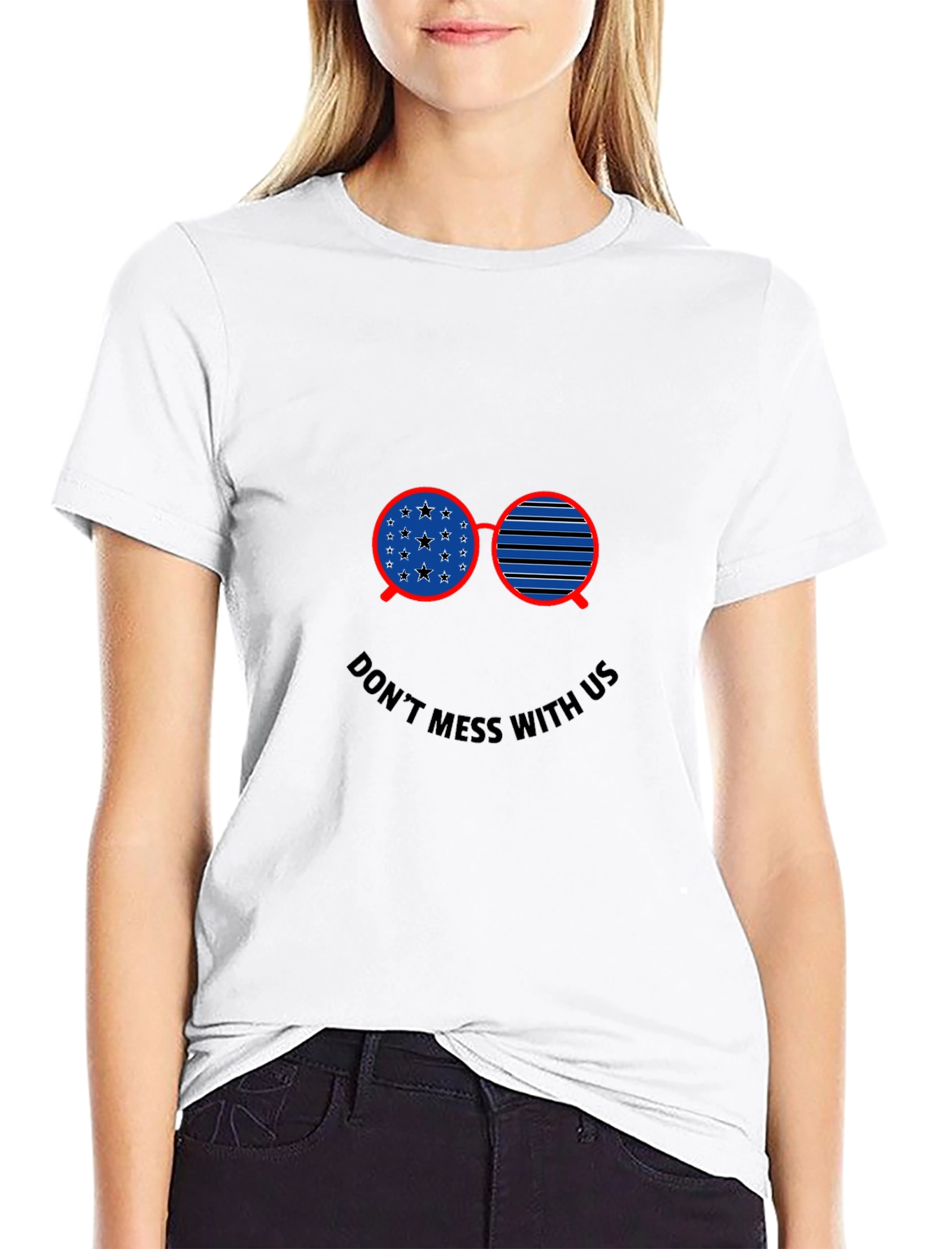 Patriotic Sunglasses Graphic T-Shirt