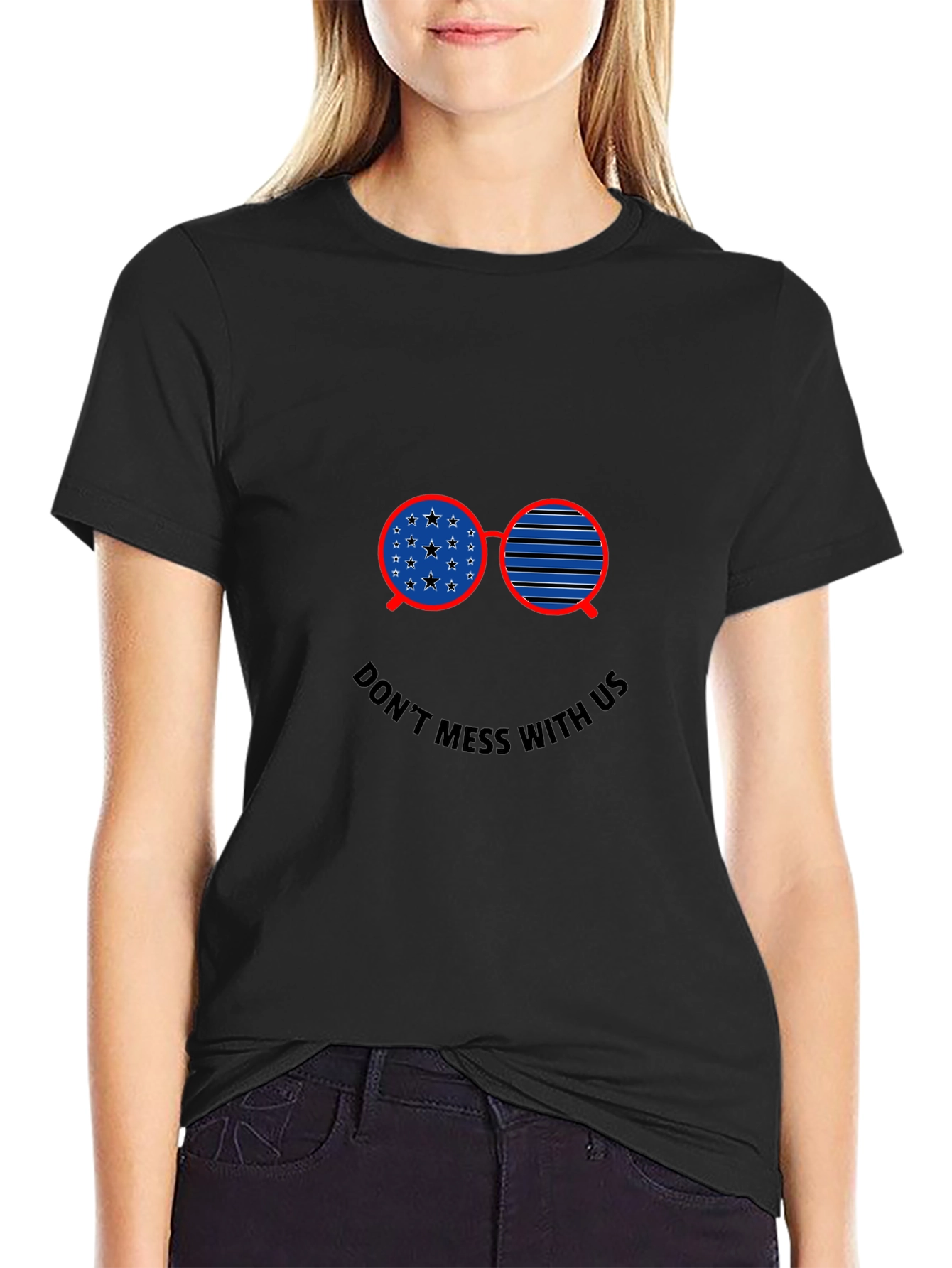 Patriotic Sunglasses Graphic T-Shirt