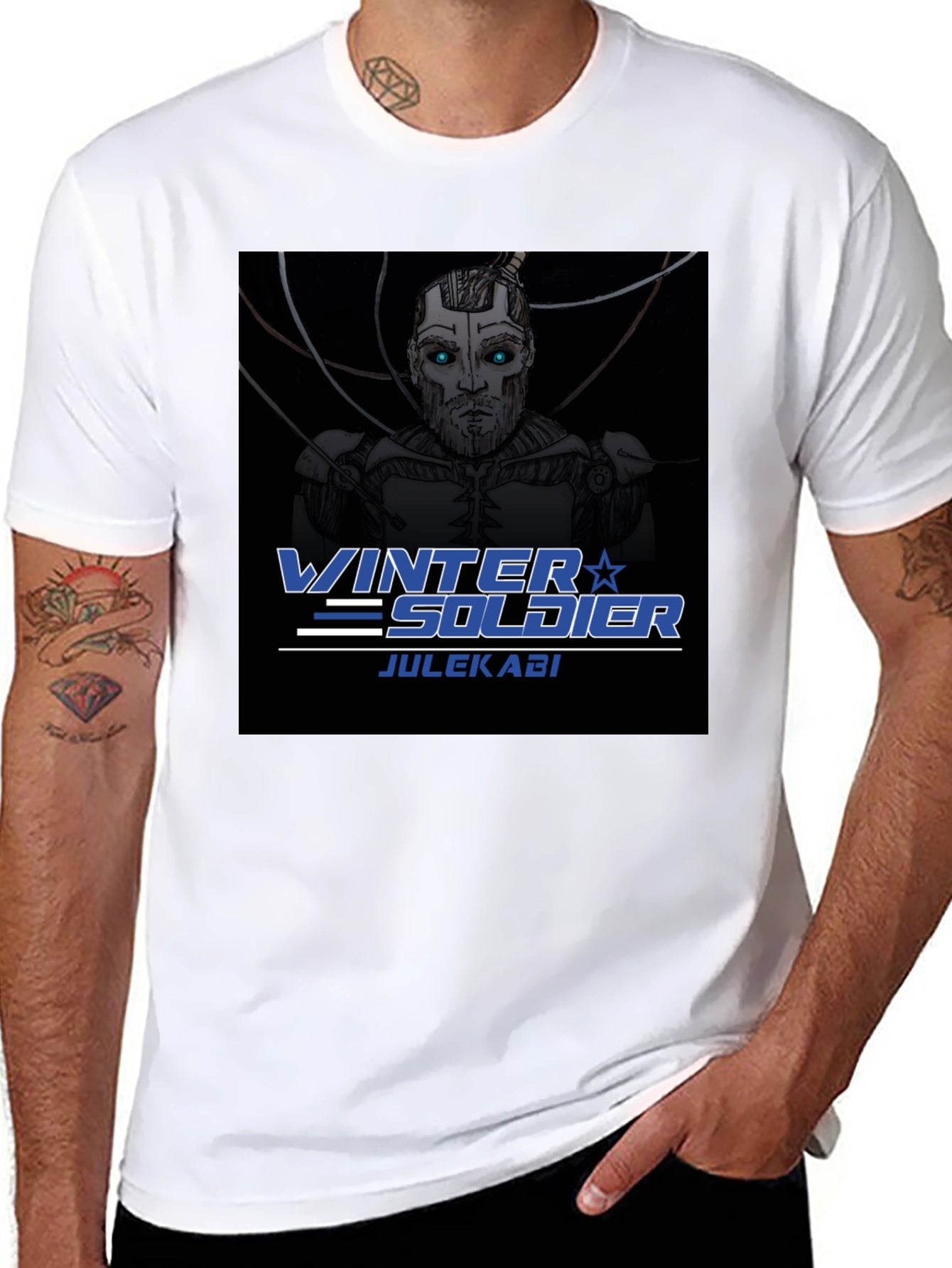Winter Soldier Julekabi Black T-Shirt