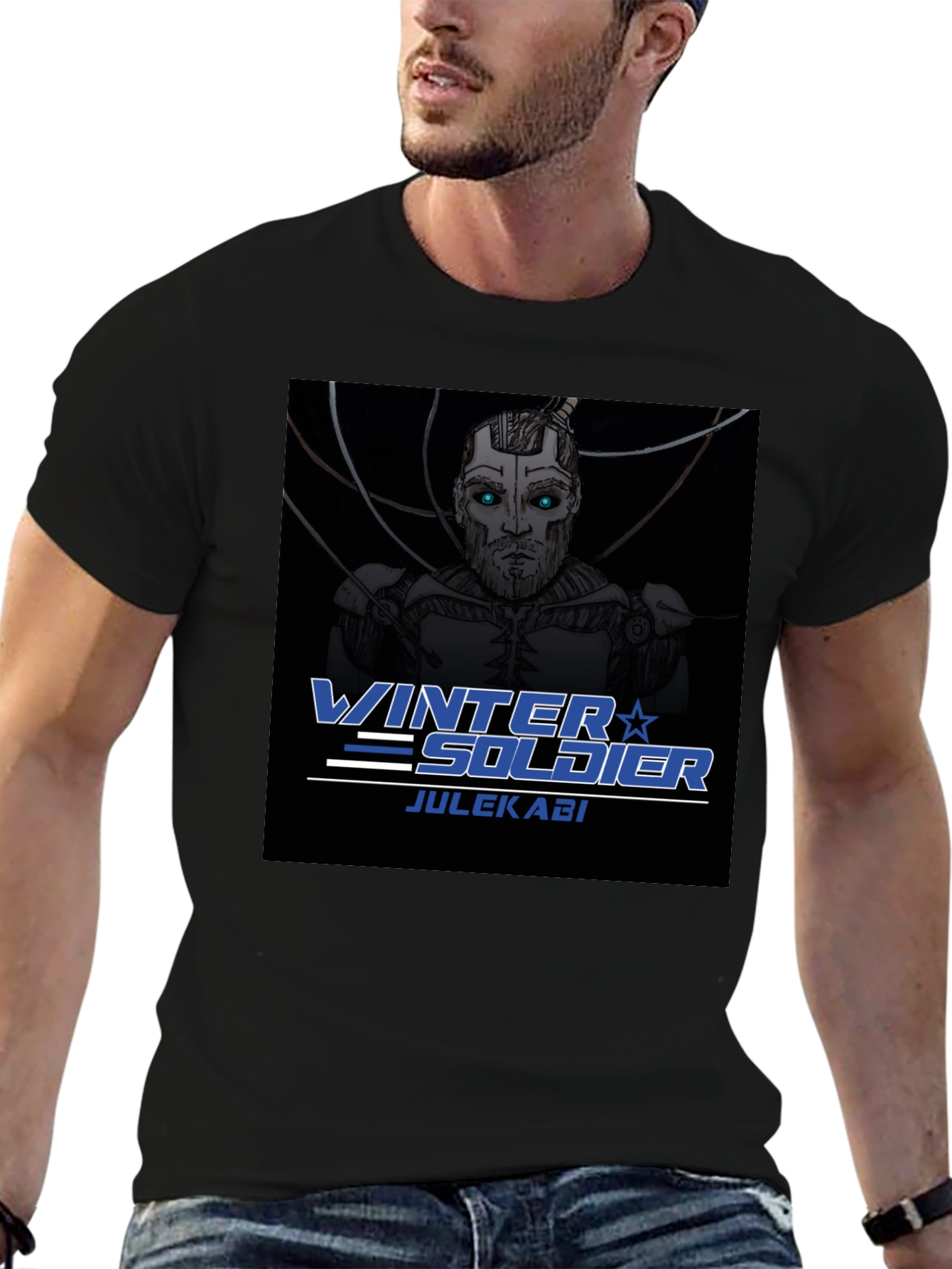 Winter Soldier Julekabi Black T-Shirt