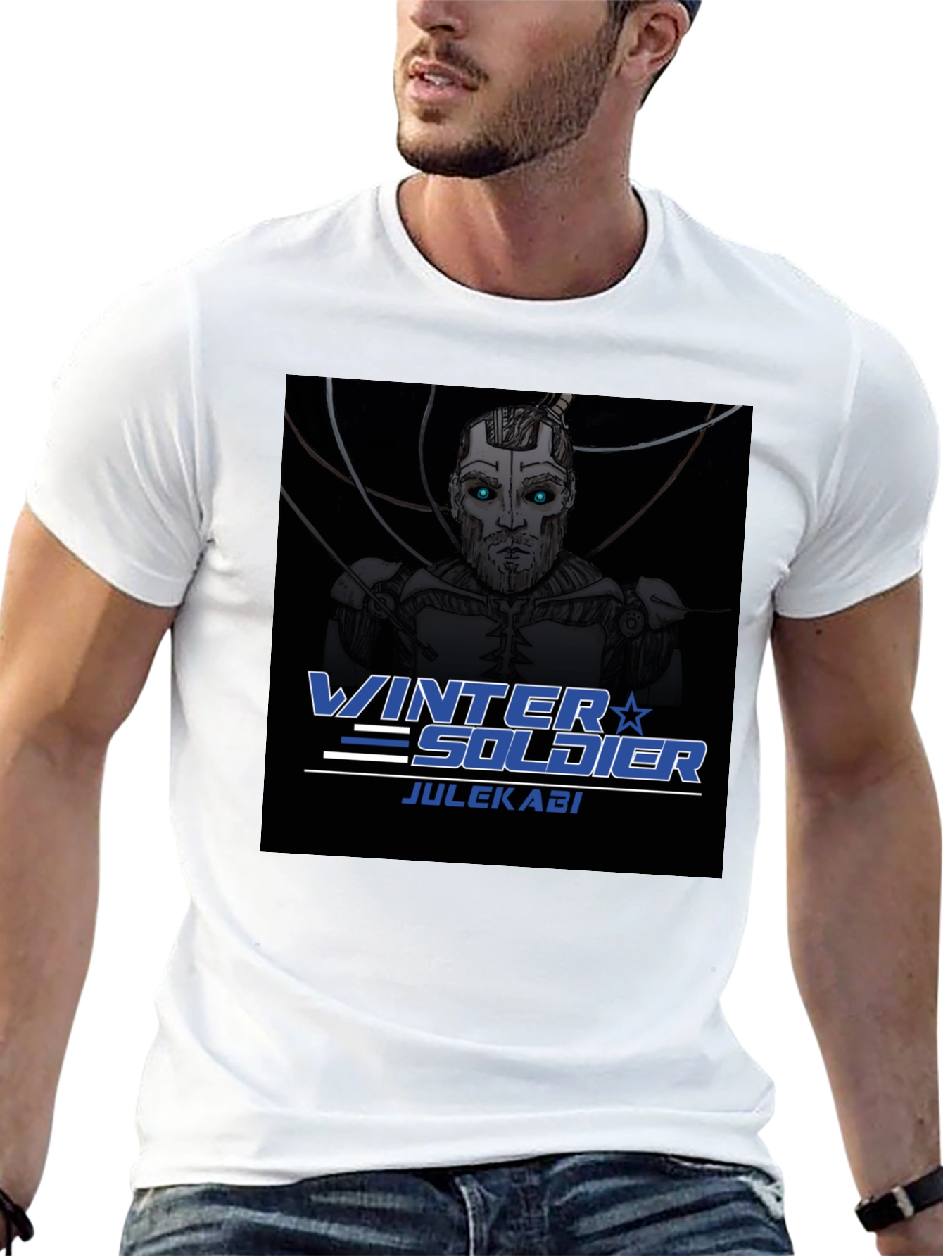 Winter Soldier Julekabi Black T-Shirt