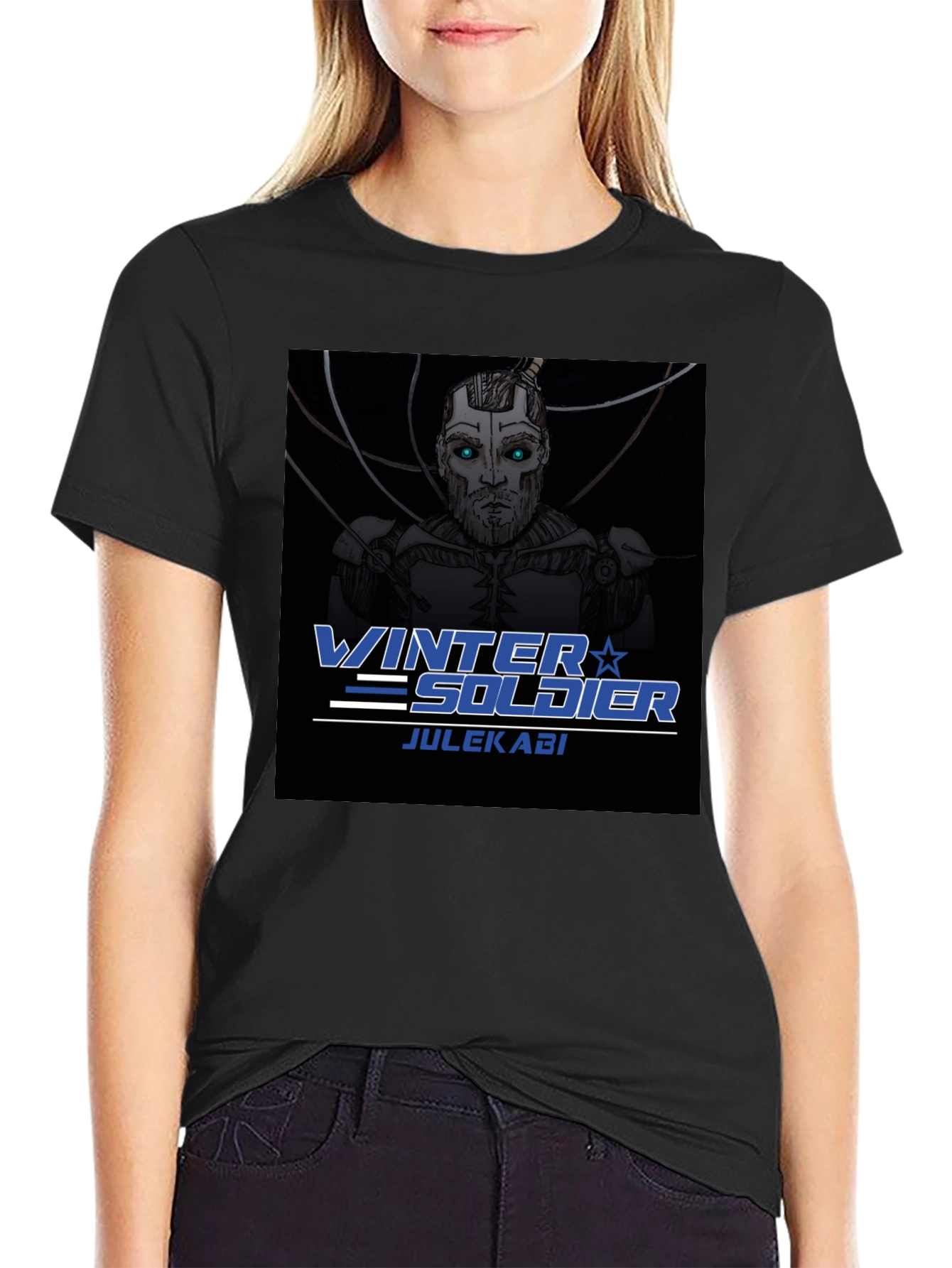 Winter Soldier Julekabi Black T-Shirt