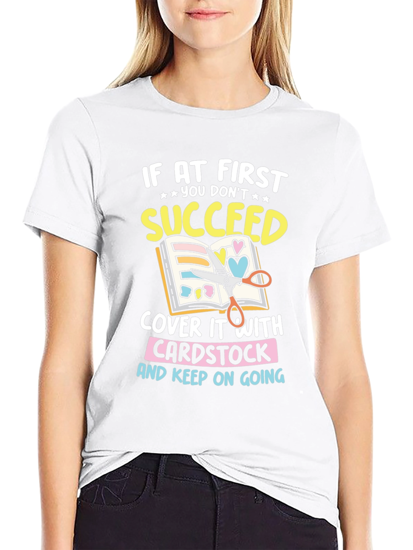 Crafting Humor T-Shirt - Cardstock & Creativity