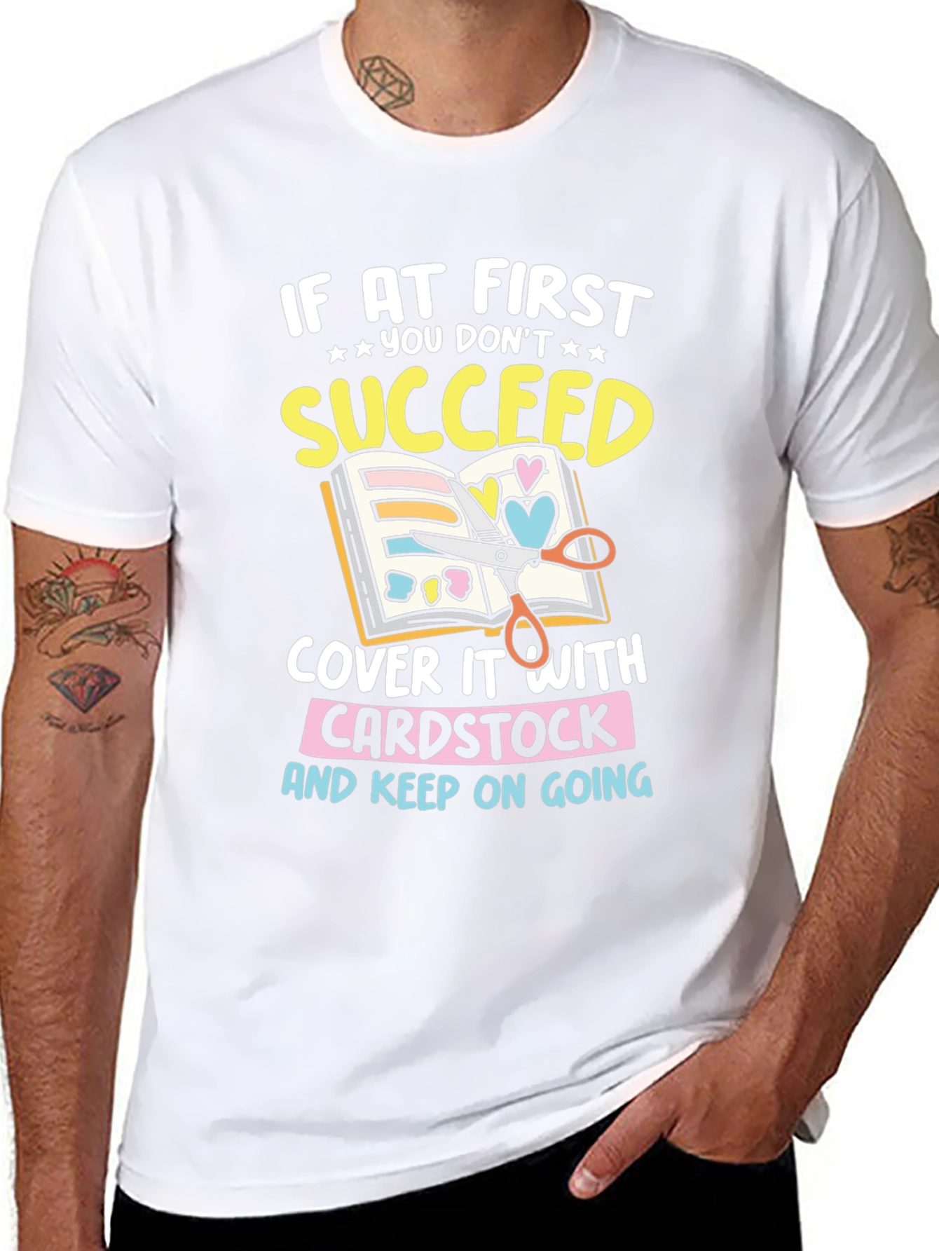 Crafting Humor T-Shirt - Cardstock & Creativity