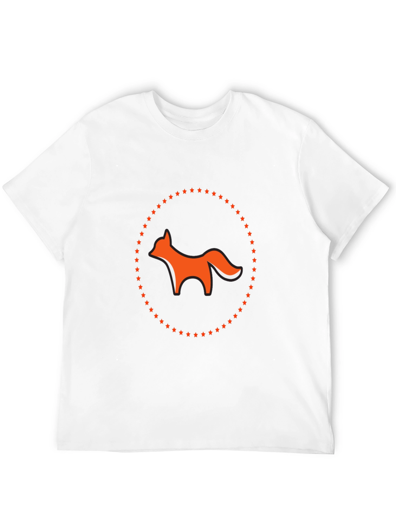 Fox & Stars Graphic Tee - Cool Casual Style