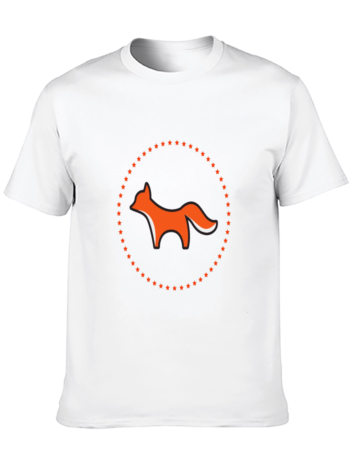 Fox & Stars Graphic Tee - Cool Casual Style