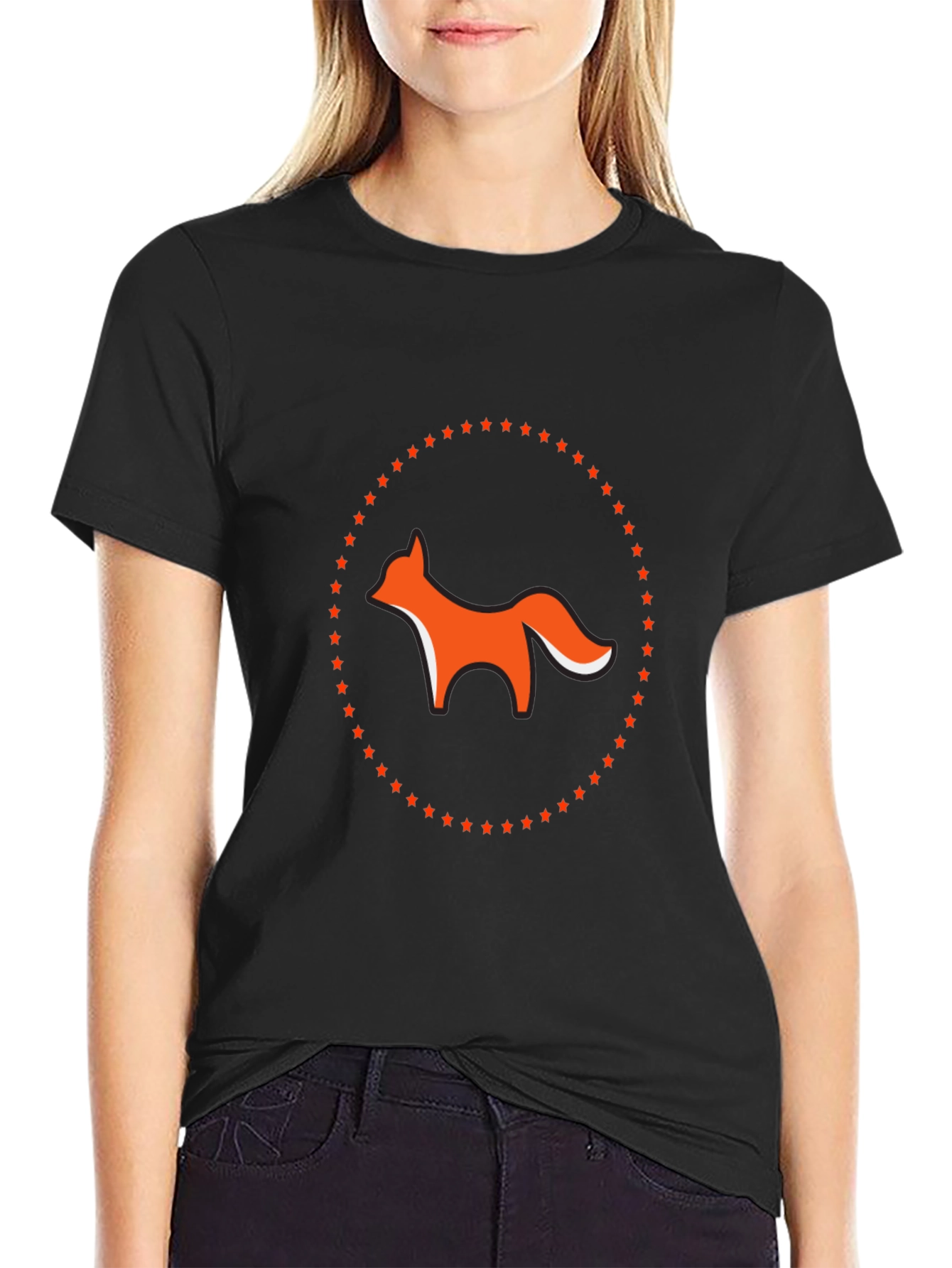 Fox & Stars Graphic Tee - Cool Casual Style
