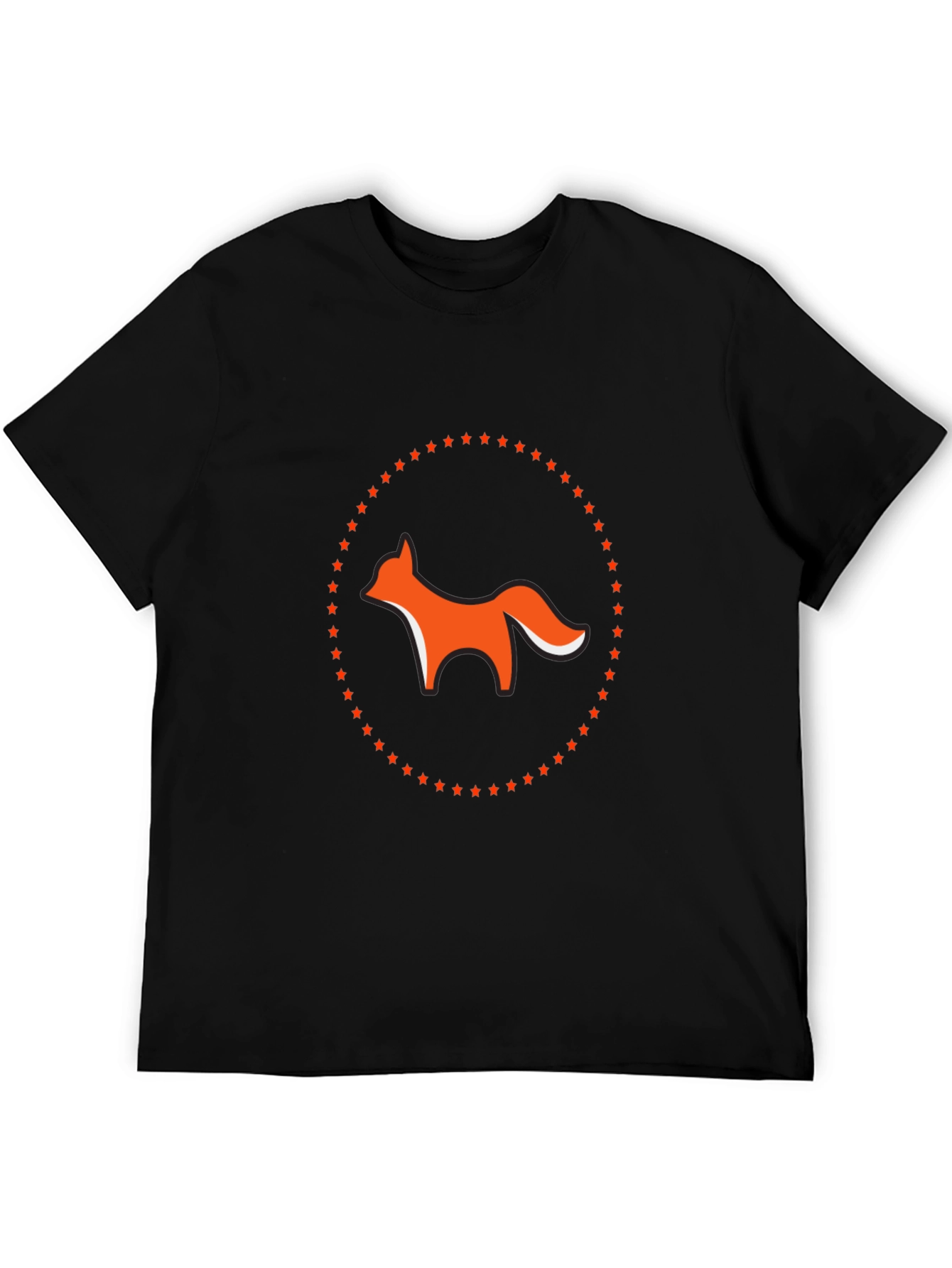Fox & Stars Graphic Tee - Cool Casual Style
