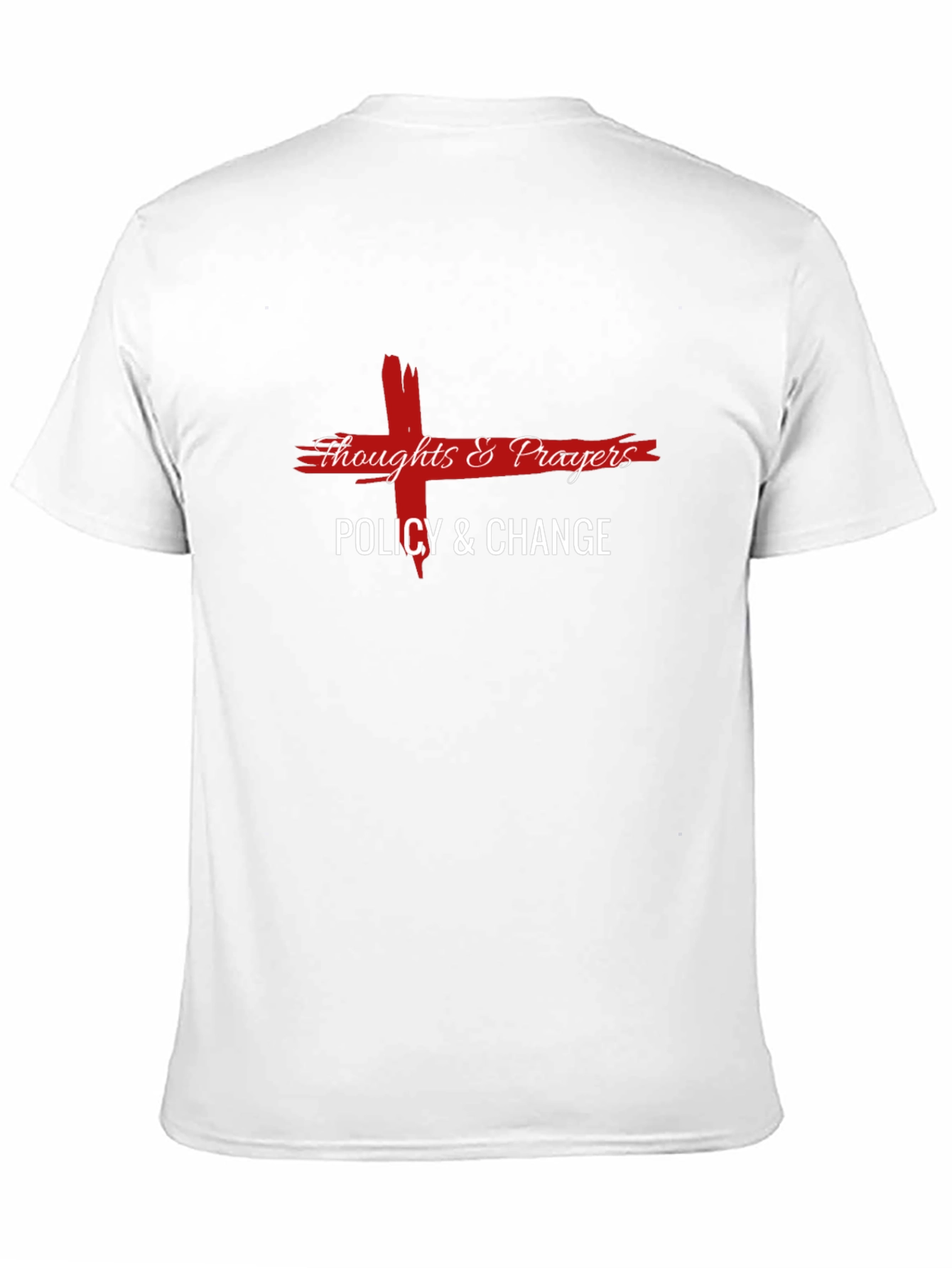 Thoughts & Prayers Policy & Change Black T-Shirt