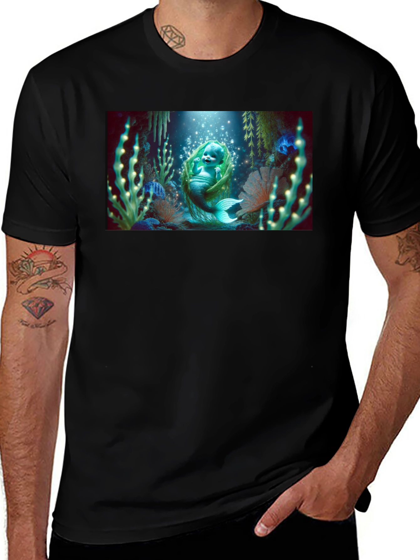Mermaid Baby Graphic T-Shirt