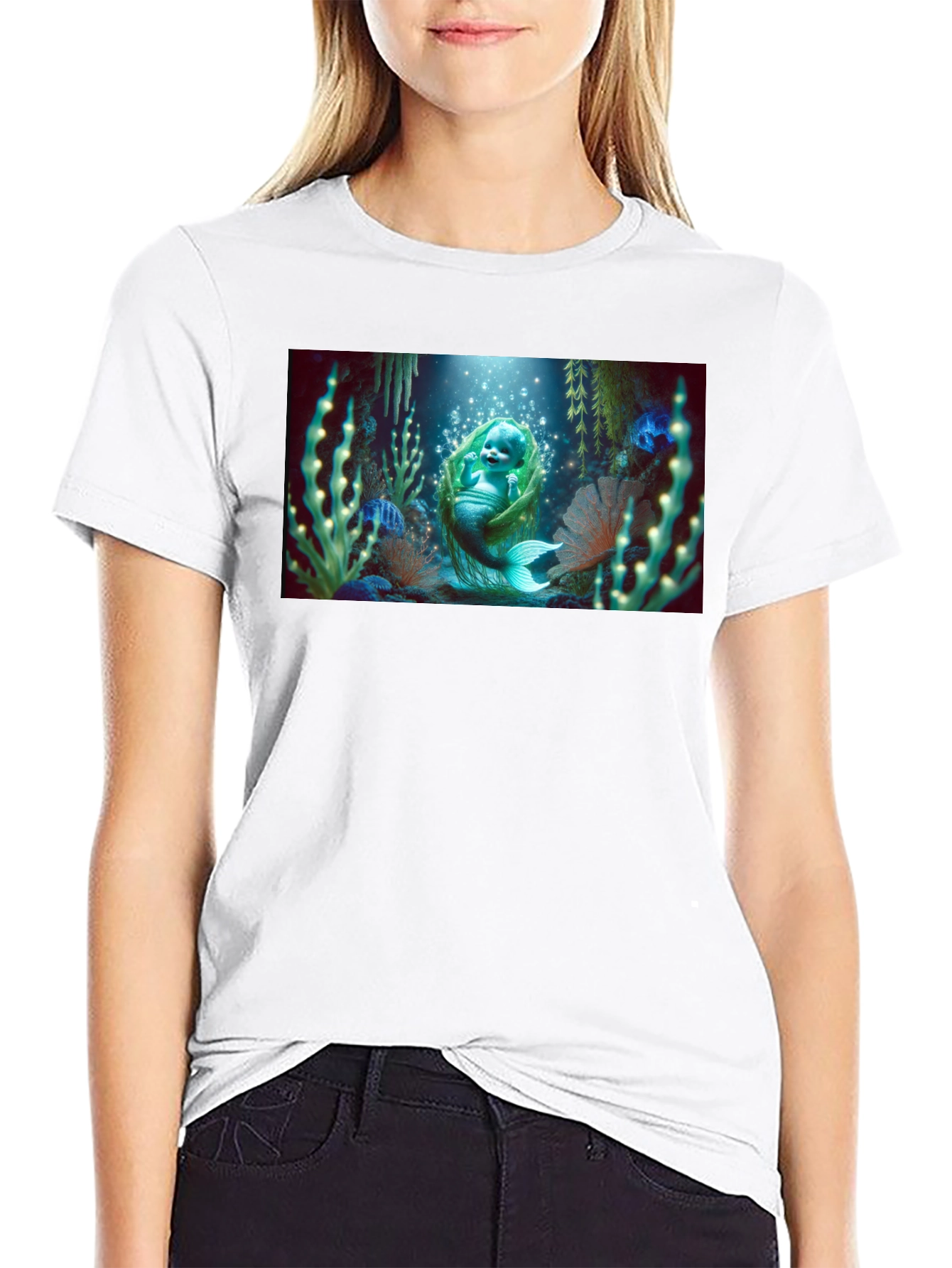 Mermaid Baby Graphic T-Shirt