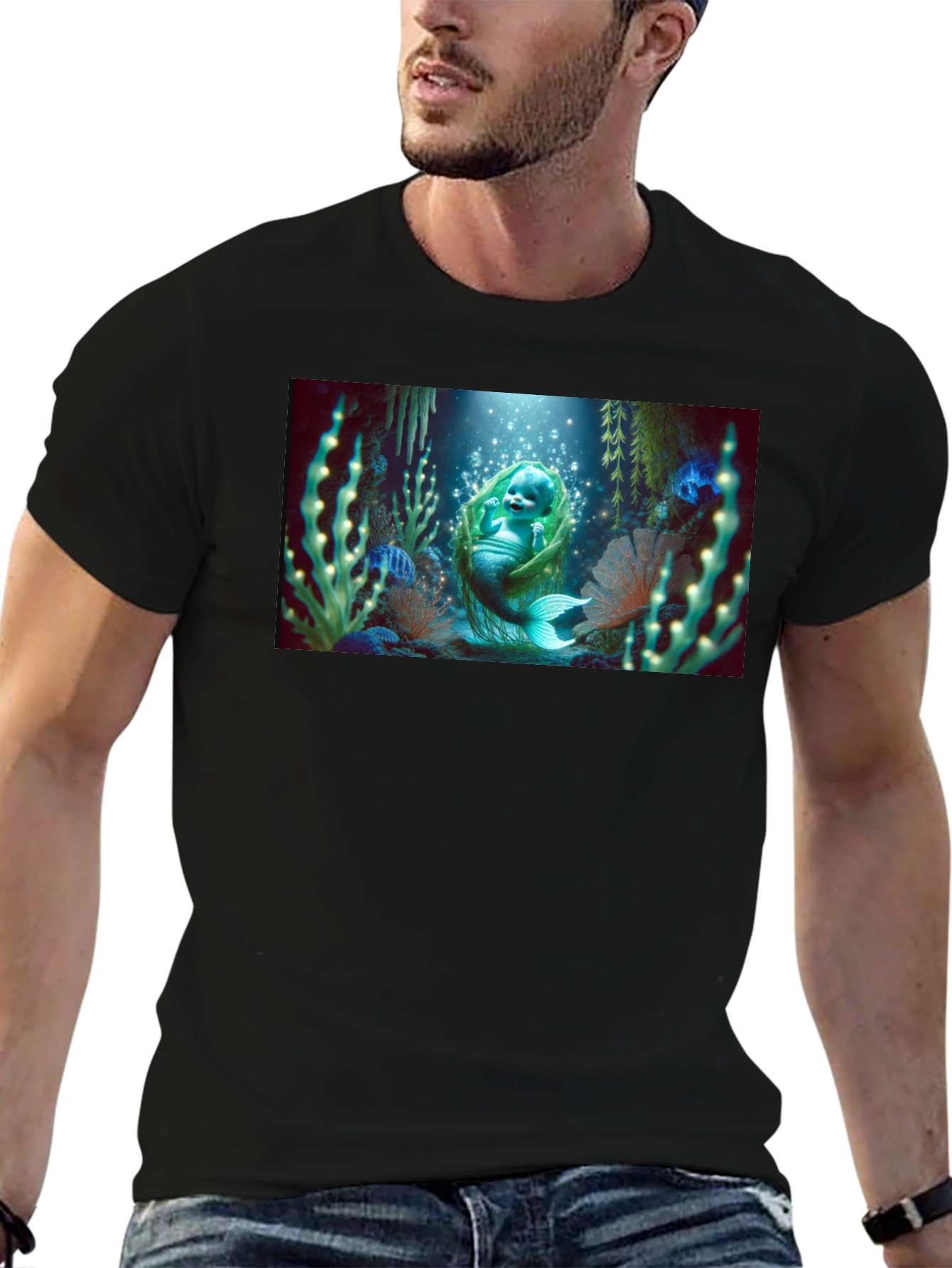 Mermaid Baby Graphic T-Shirt