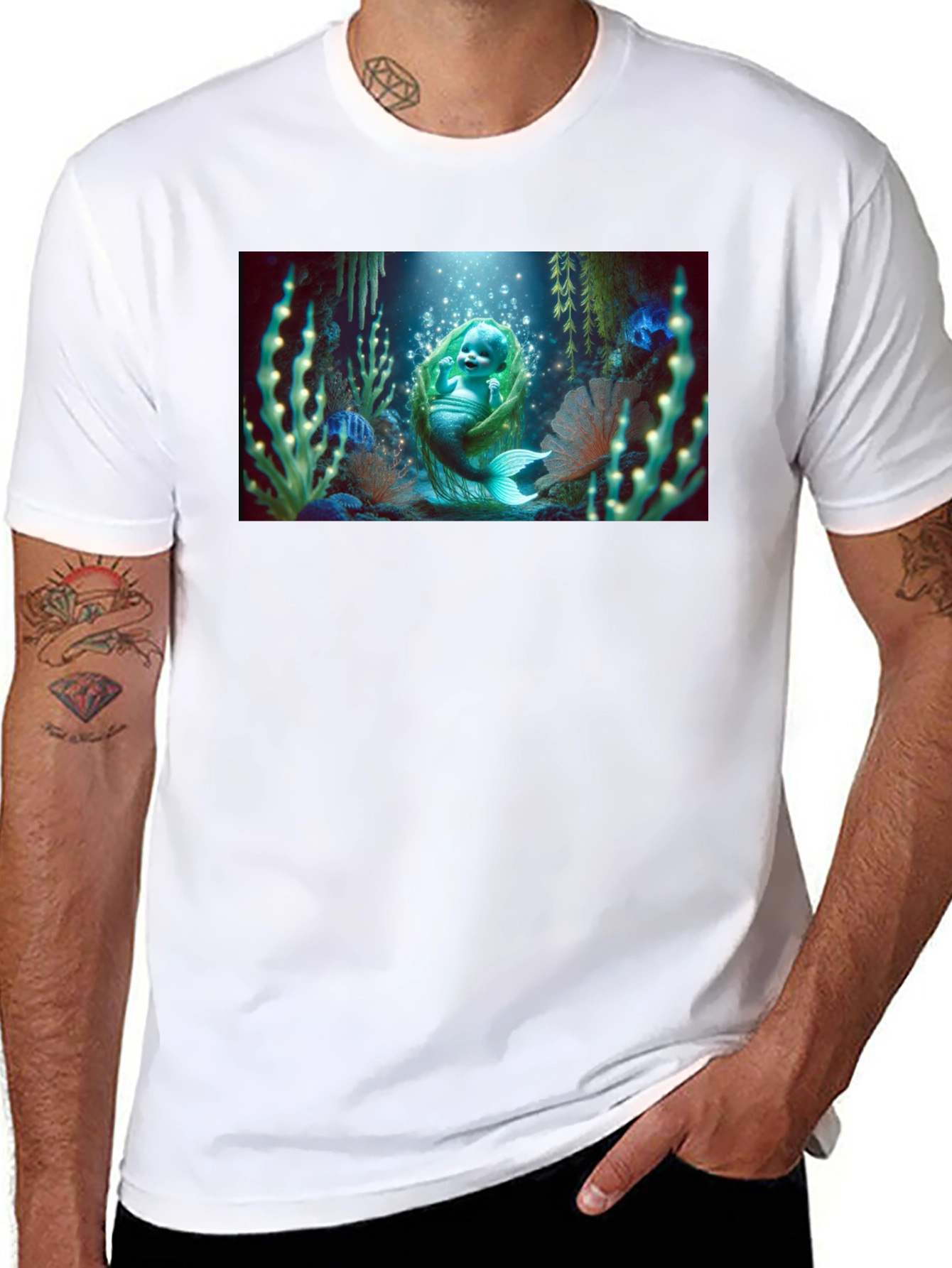Mermaid Baby Graphic T-Shirt
