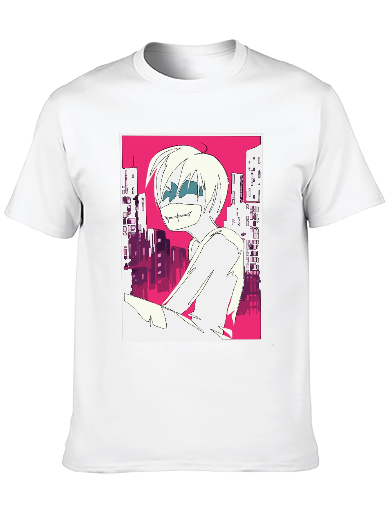 Edgy Anime Graphic T-Shirt - Urban Style