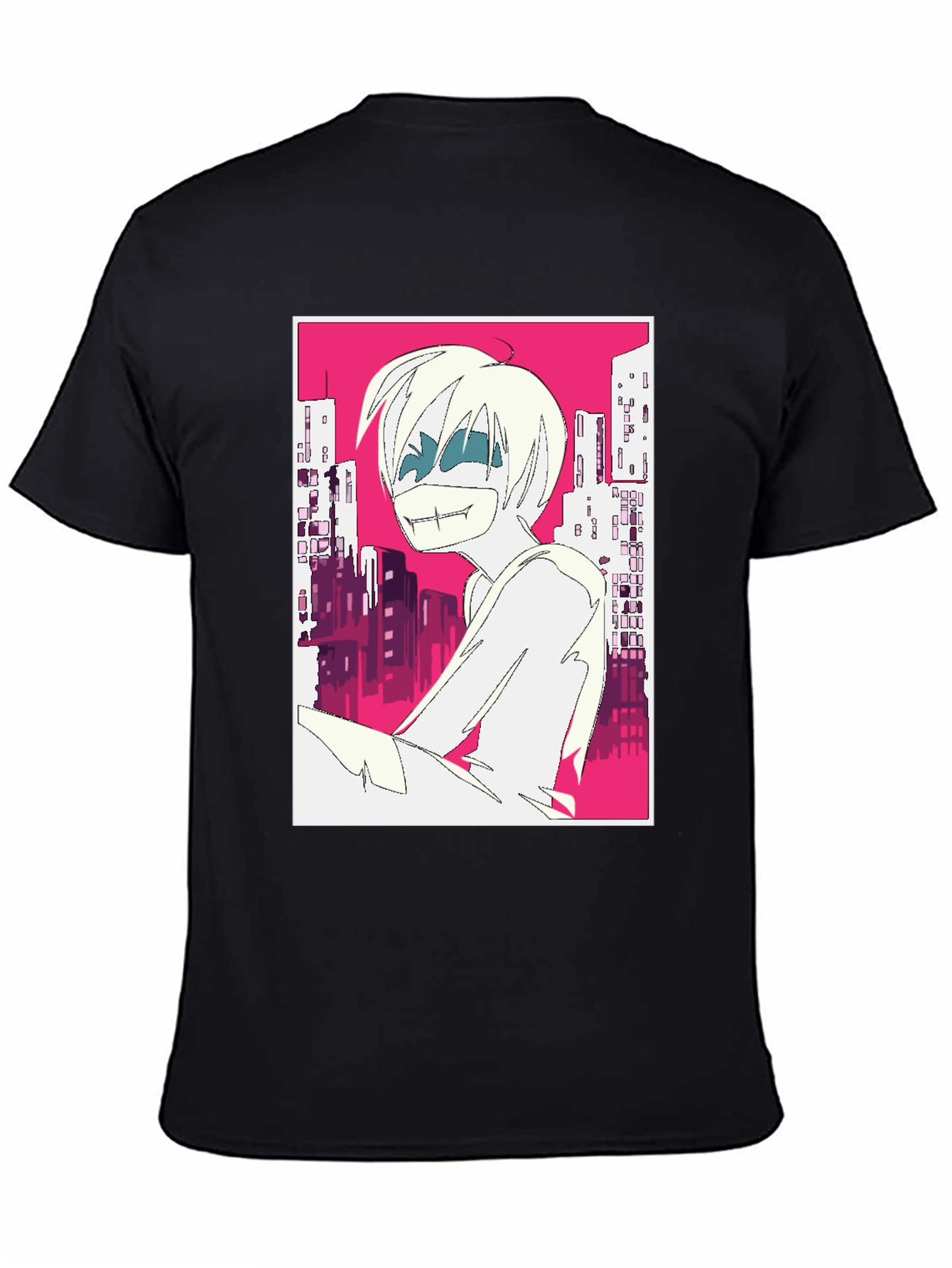Edgy Anime Graphic T-Shirt - Urban Style