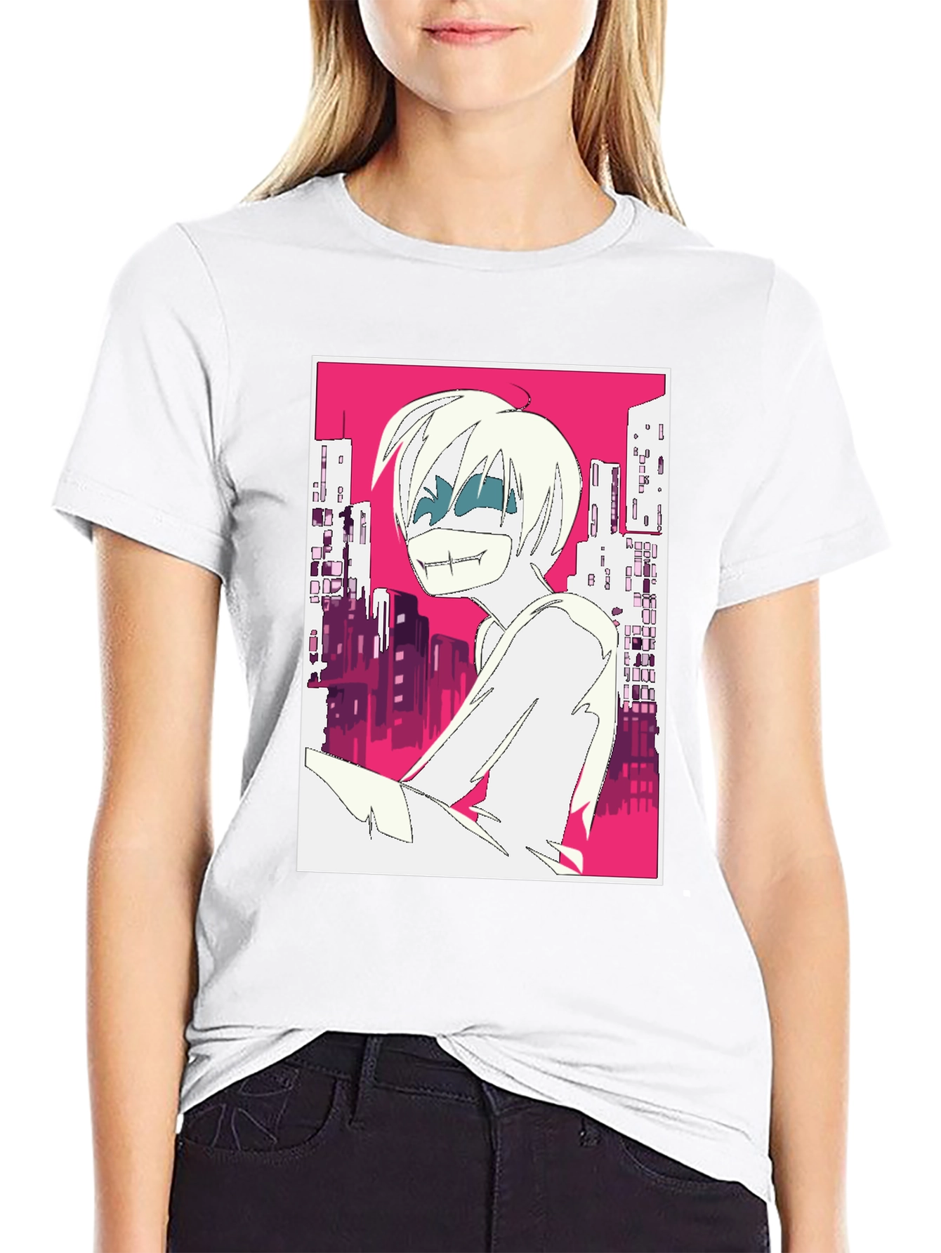Edgy Anime Graphic T-Shirt - Urban Style