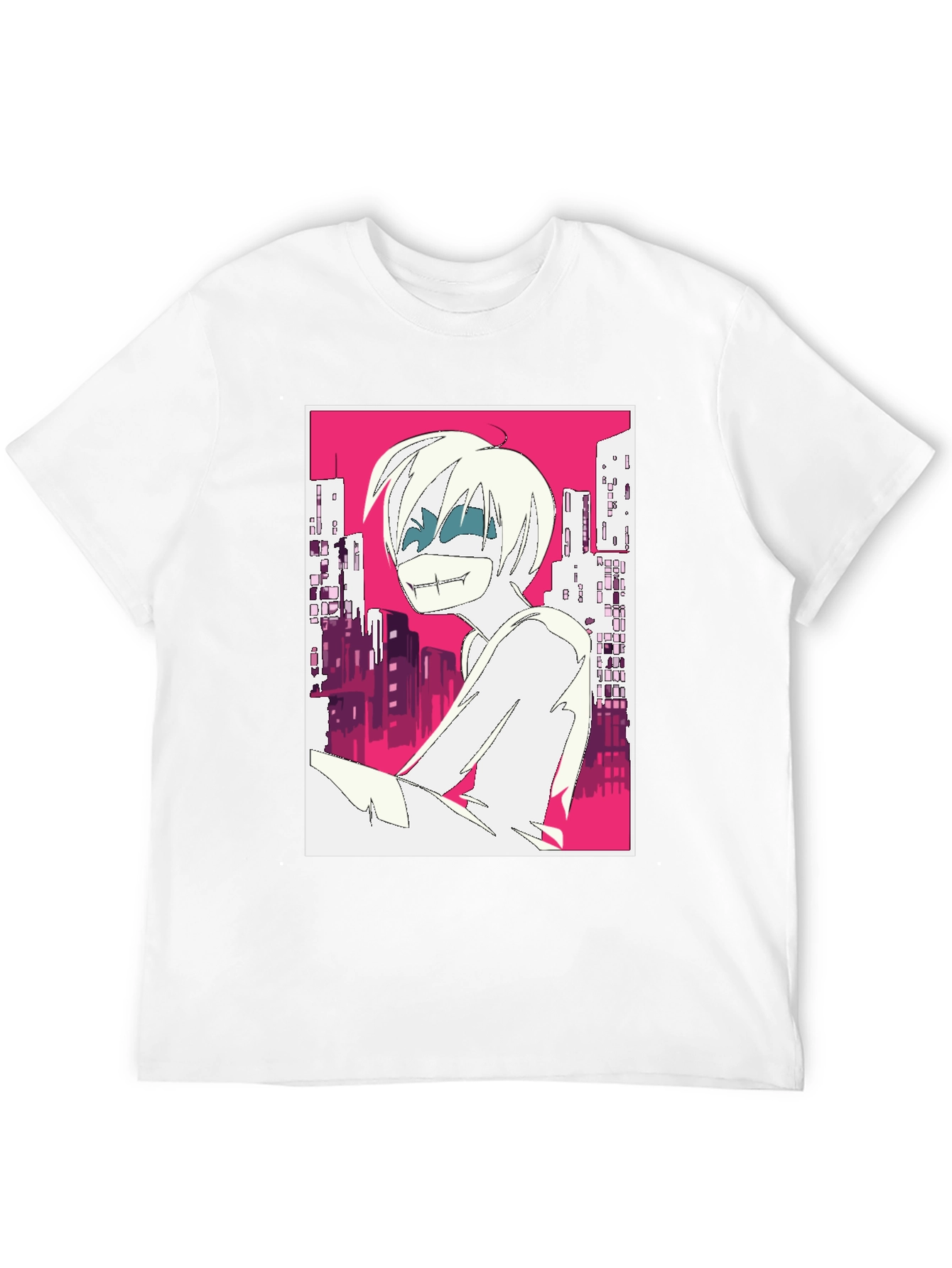 Edgy Anime Graphic T-Shirt - Urban Style