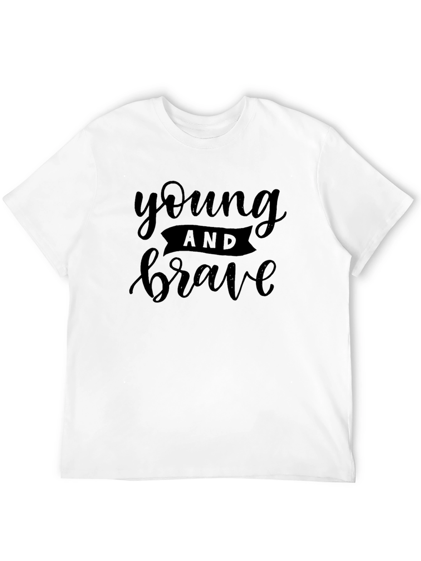 Young and Brave Graphic Tee - Modern Fit