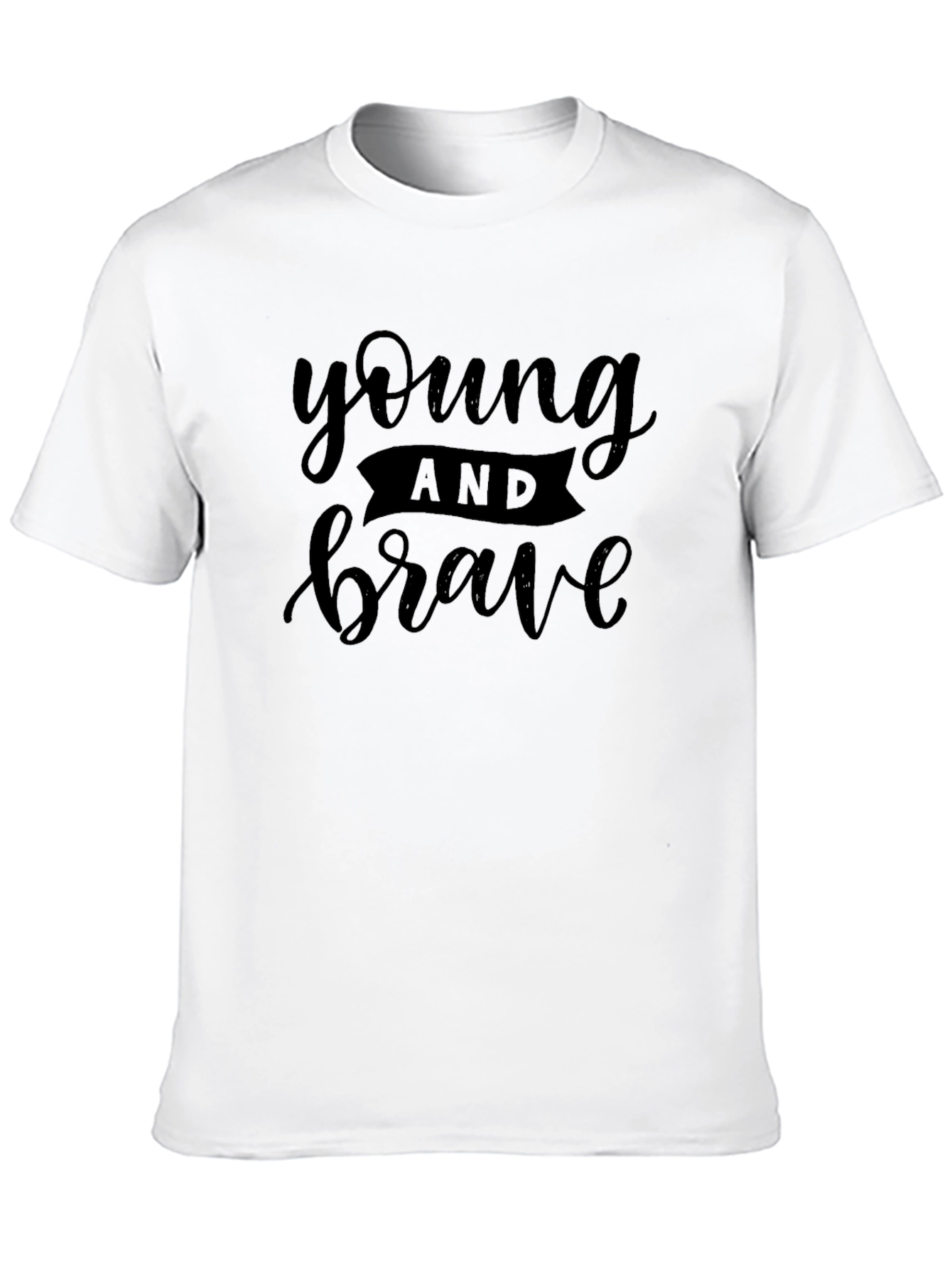 Young and Brave Graphic Tee - Modern Fit