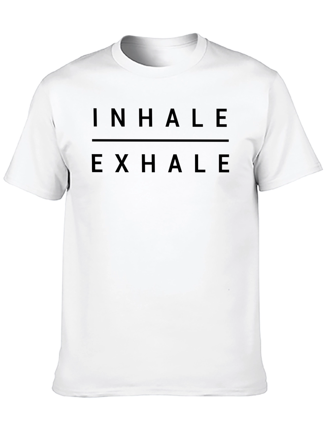 Inhale Exhale Black Graphic Tee