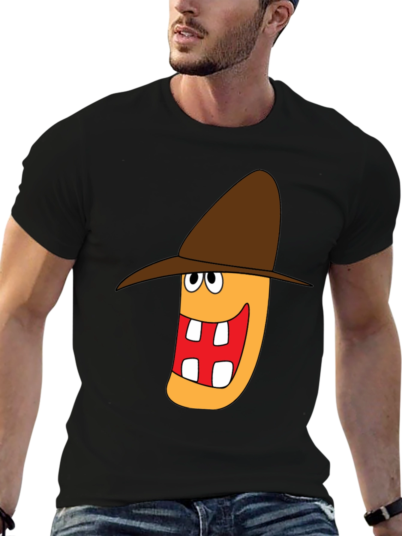 Cartoon Character Graphic Print T-Shirt