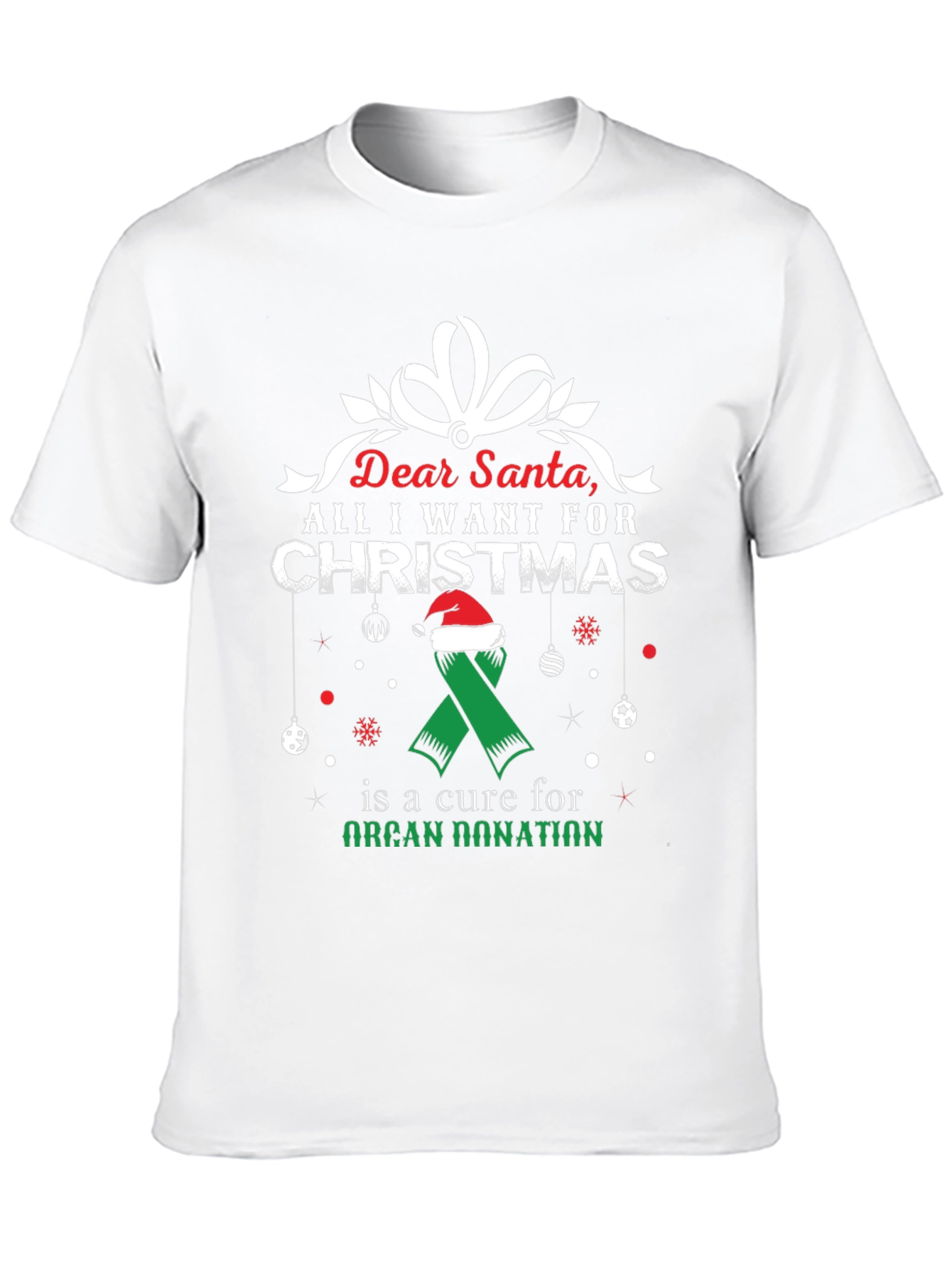 Organ Donation Christmas Wish T-Shirt
