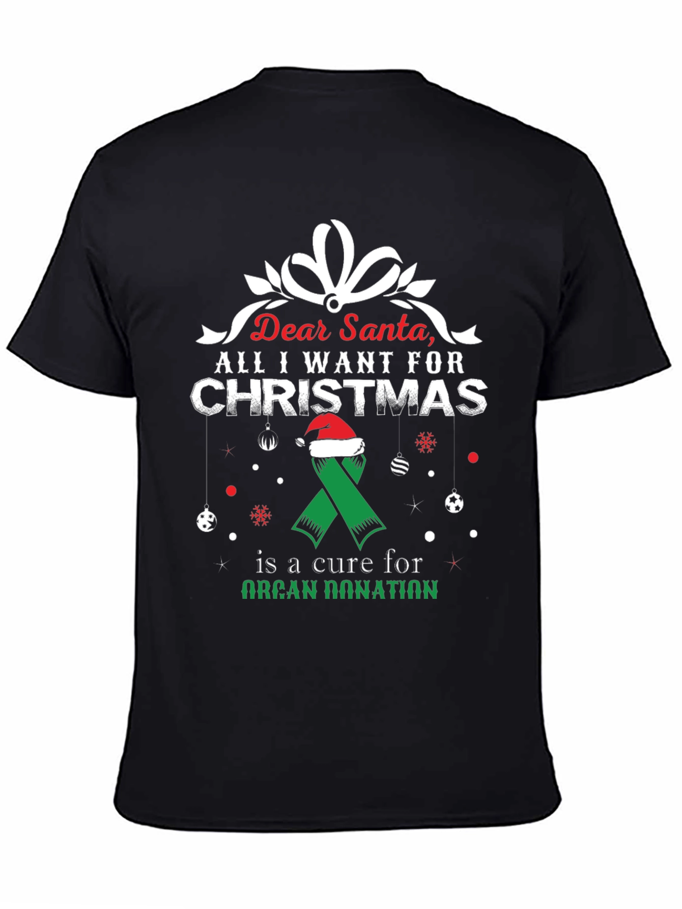 Organ Donation Christmas Wish T-Shirt