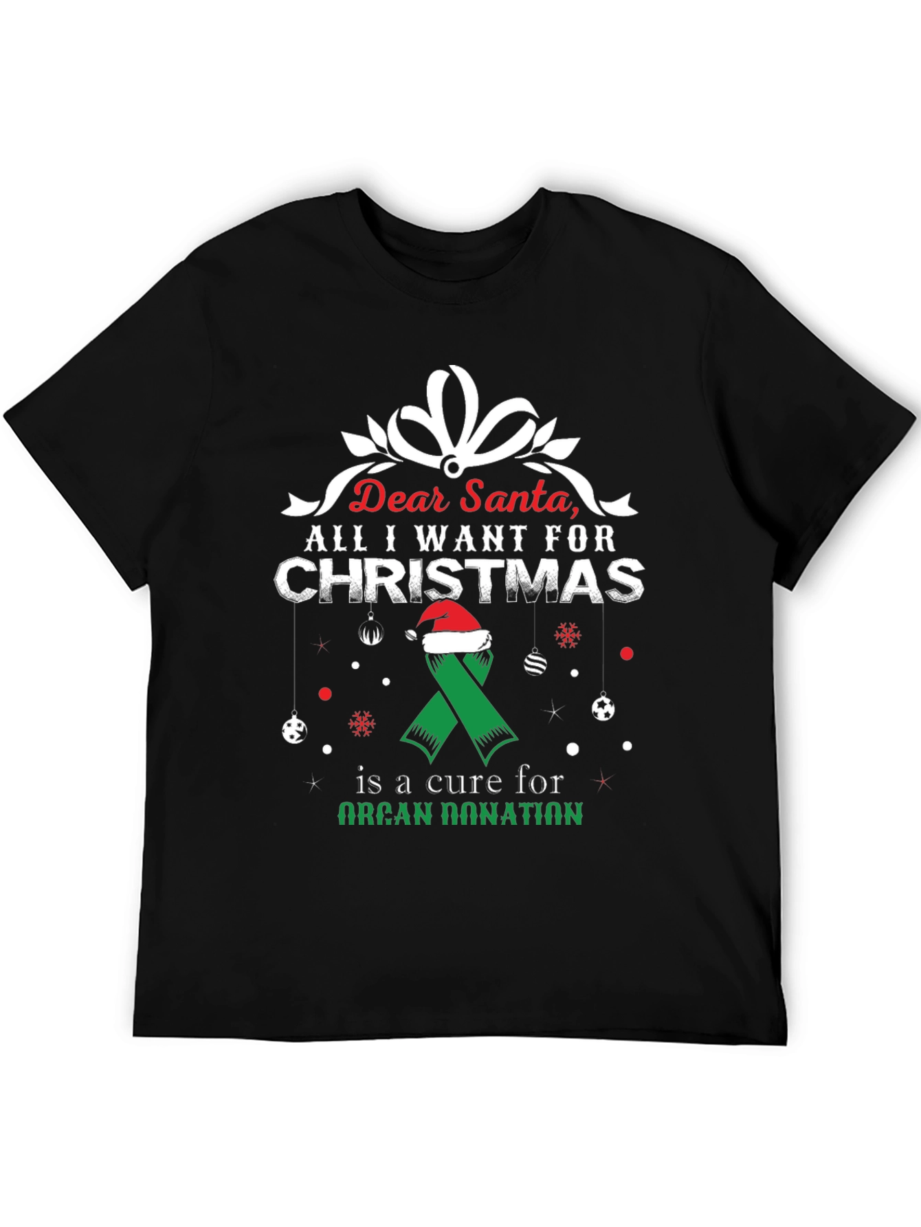 Organ Donation Christmas Wish T-Shirt