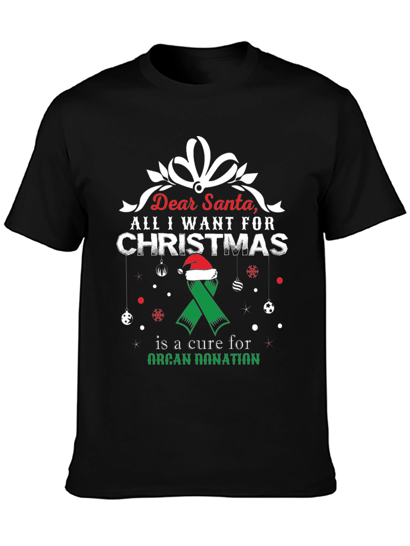 Organ Donation Christmas Wish T-Shirt