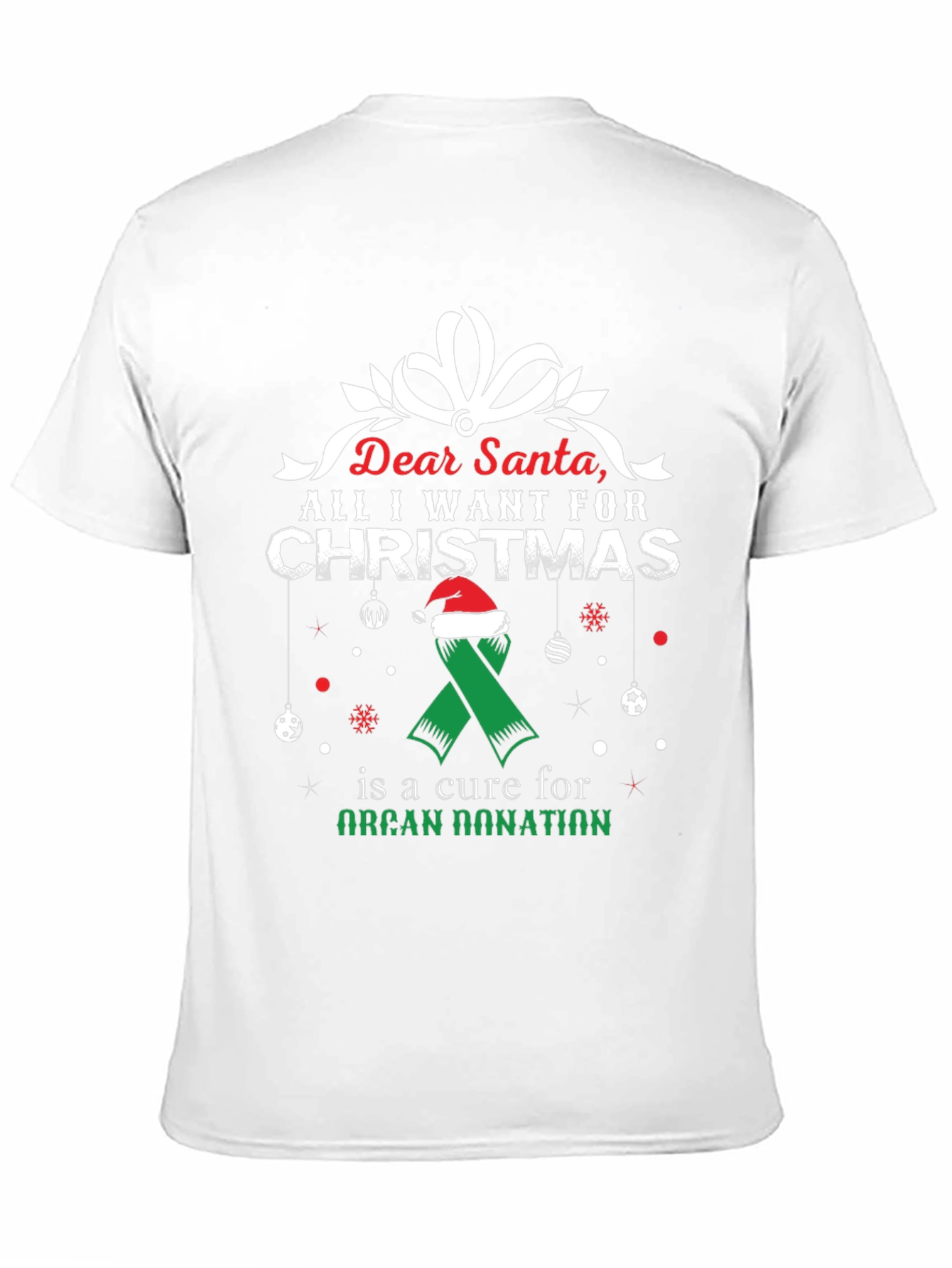 Organ Donation Christmas Wish T-Shirt