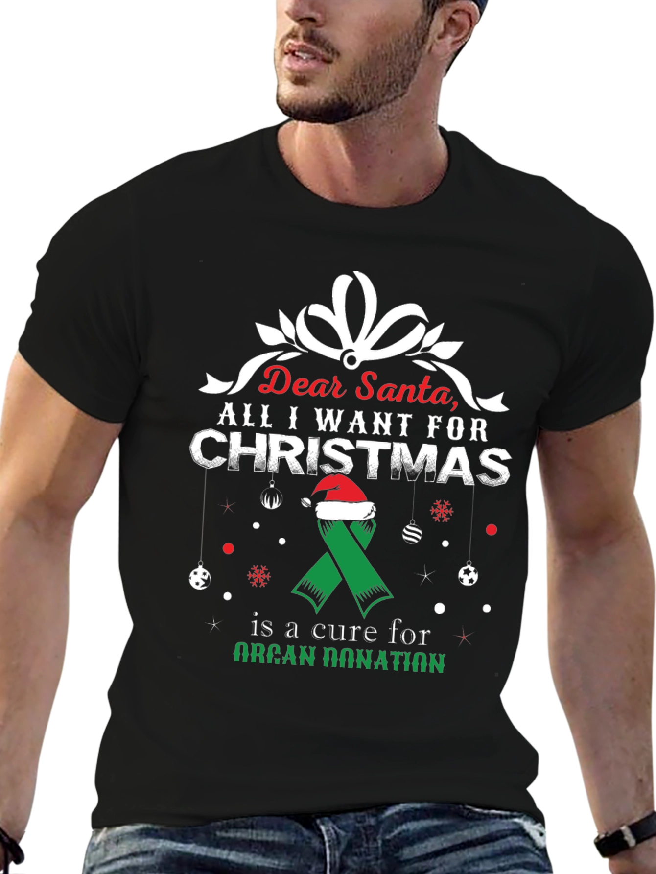 Organ Donation Christmas Wish T-Shirt