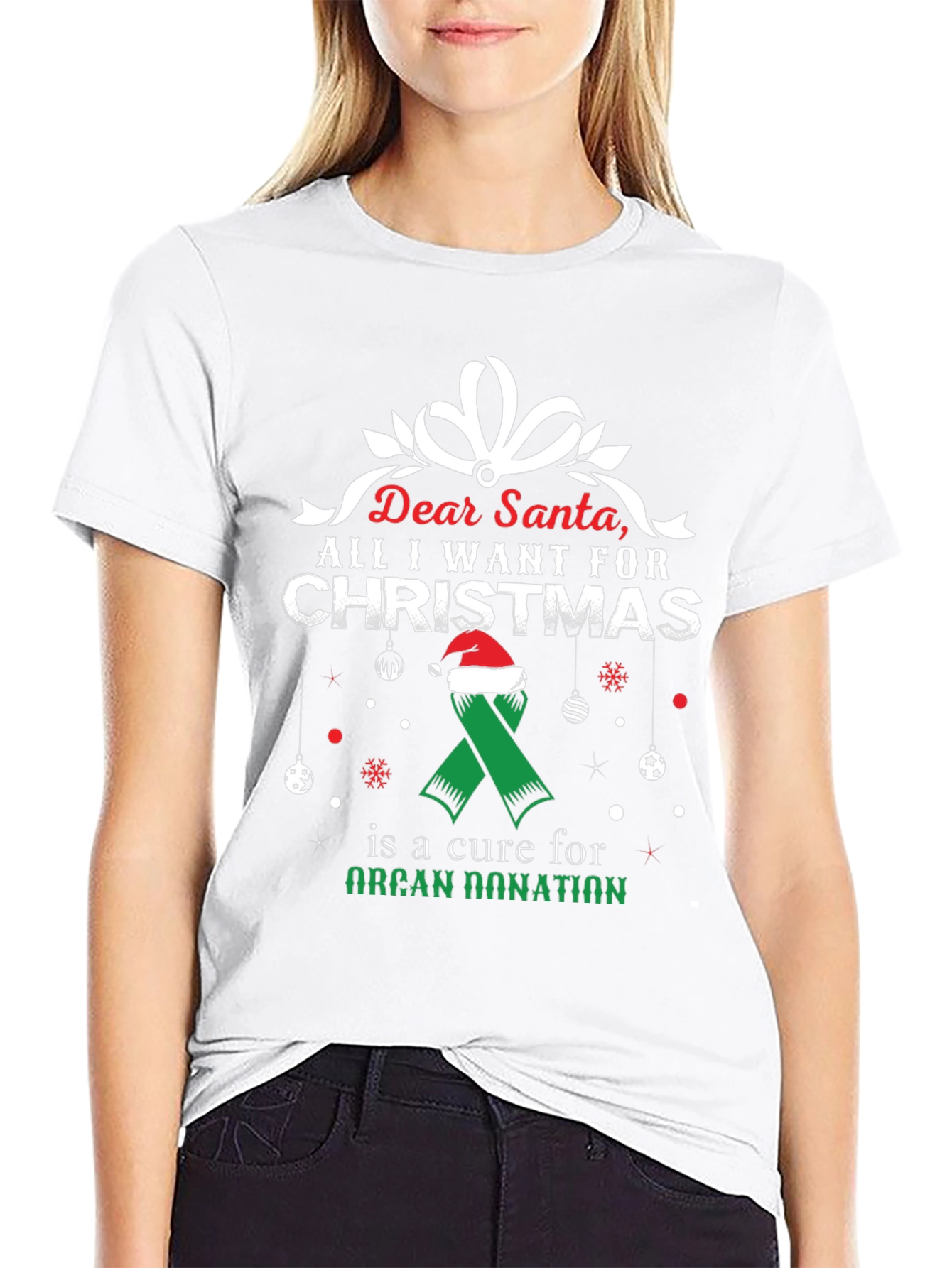 Organ Donation Christmas Wish T-Shirt