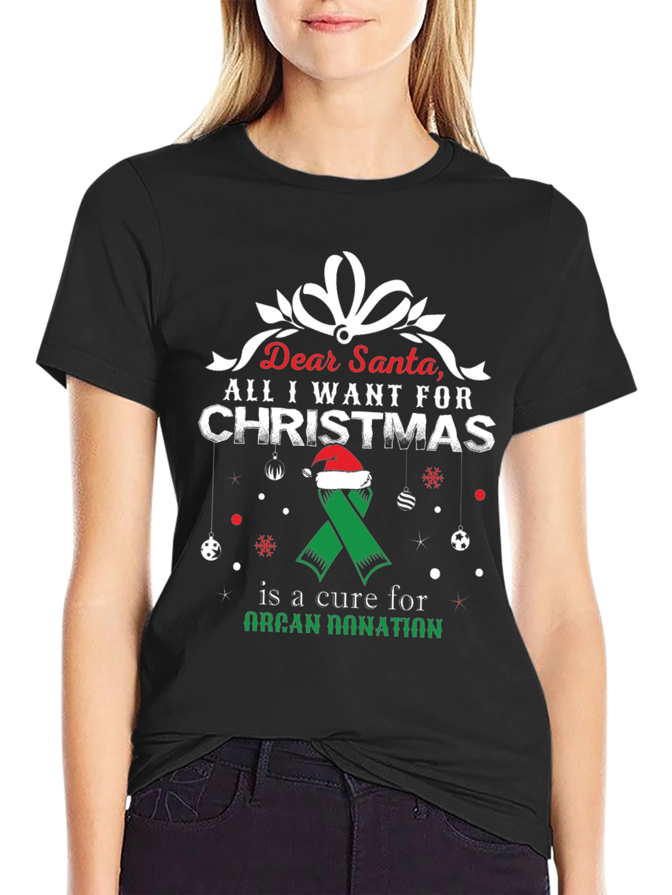 Organ Donation Christmas Wish T-Shirt