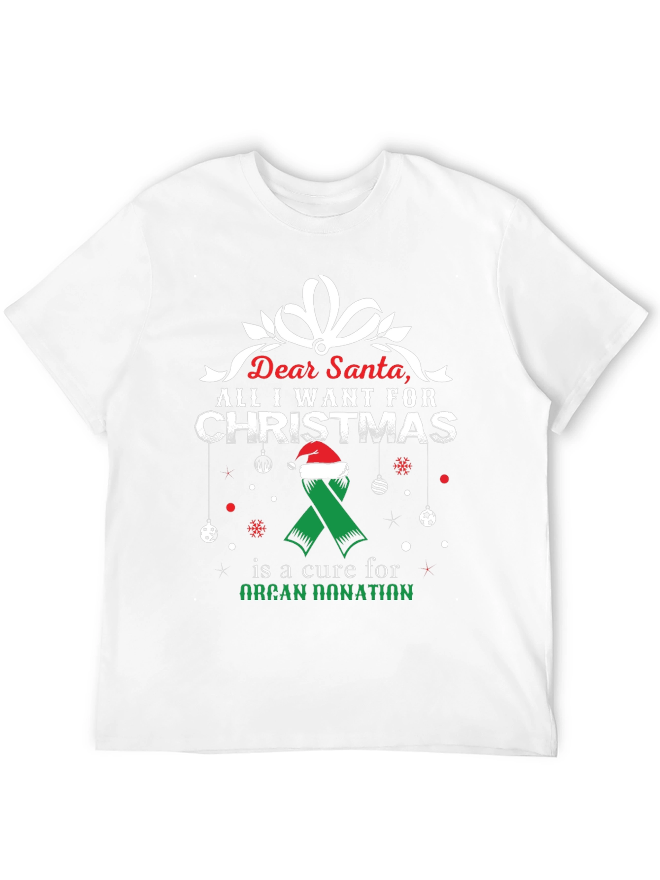 Organ Donation Christmas Wish T-Shirt