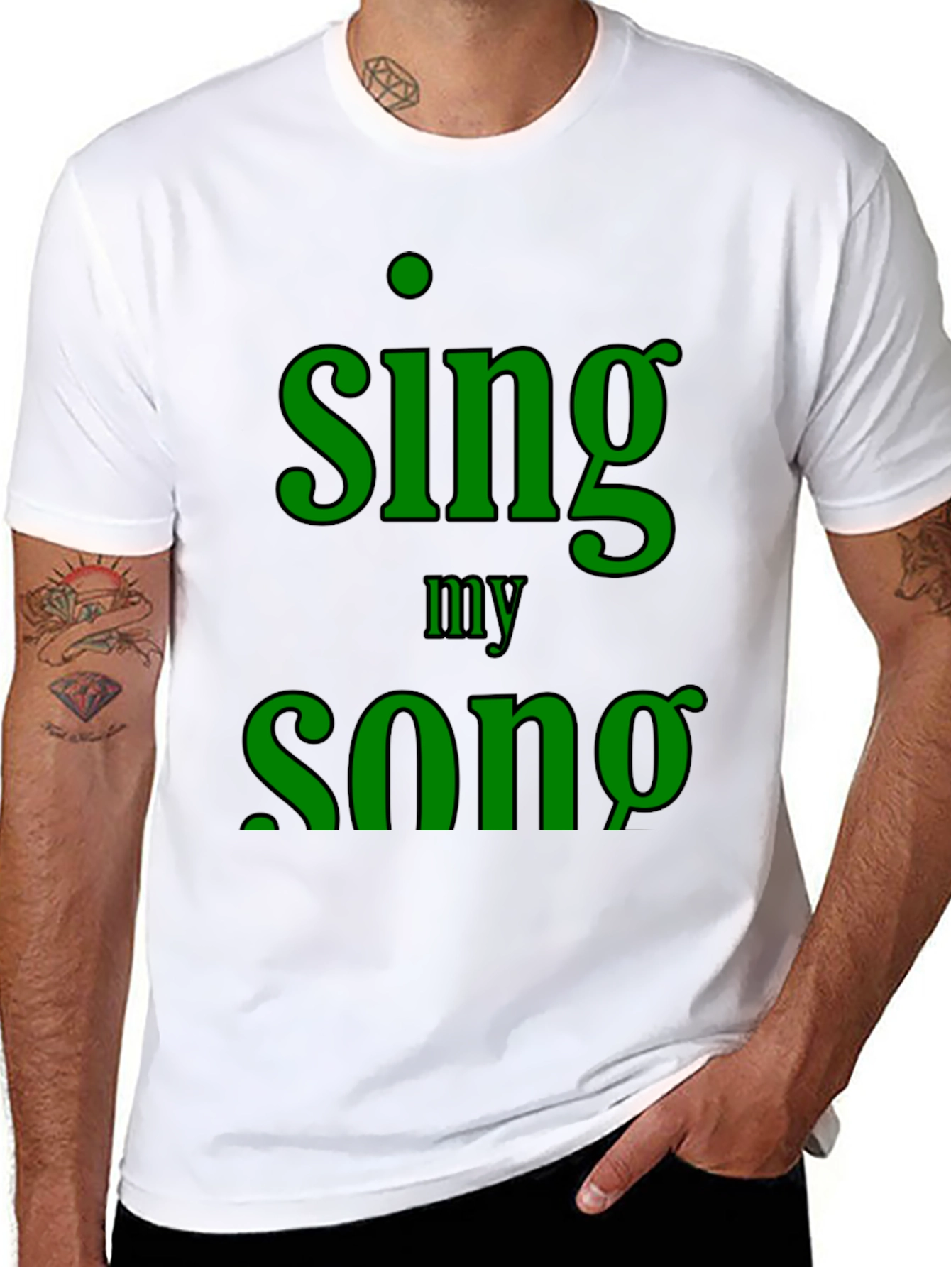 Sing My Song Graphic Print T-Shirt