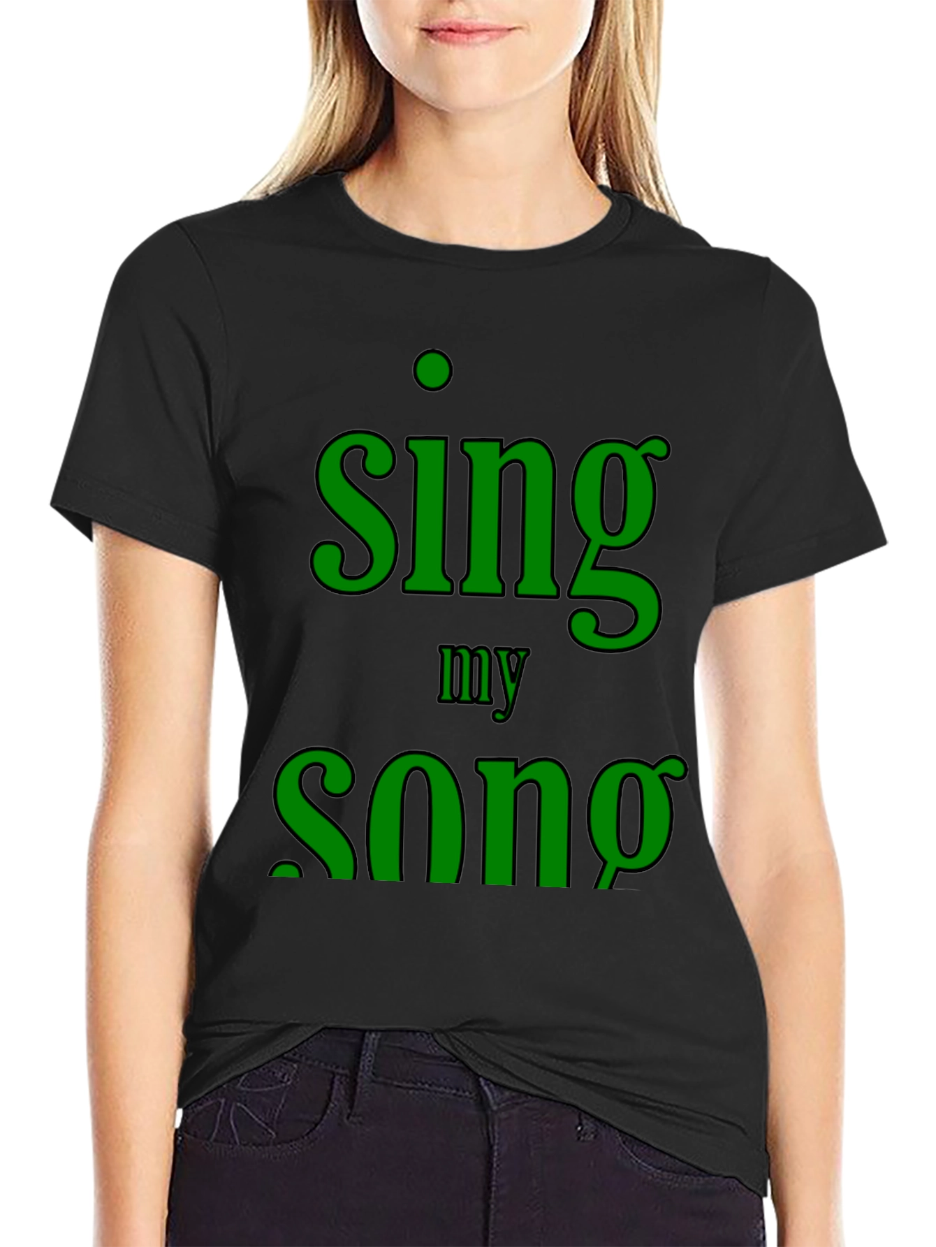 Sing My Song Graphic Print T-Shirt