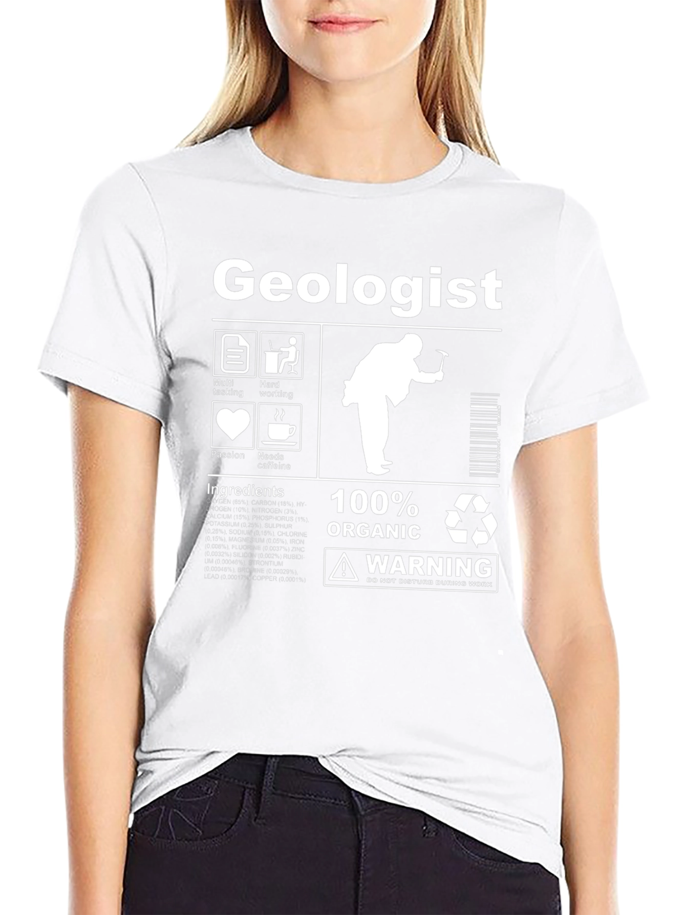 Geologist 100% Organic Graphic T-Shirt