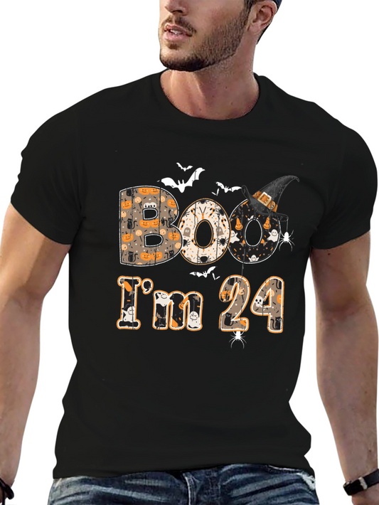 Boo Im 24 Halloween Graphic Tee
