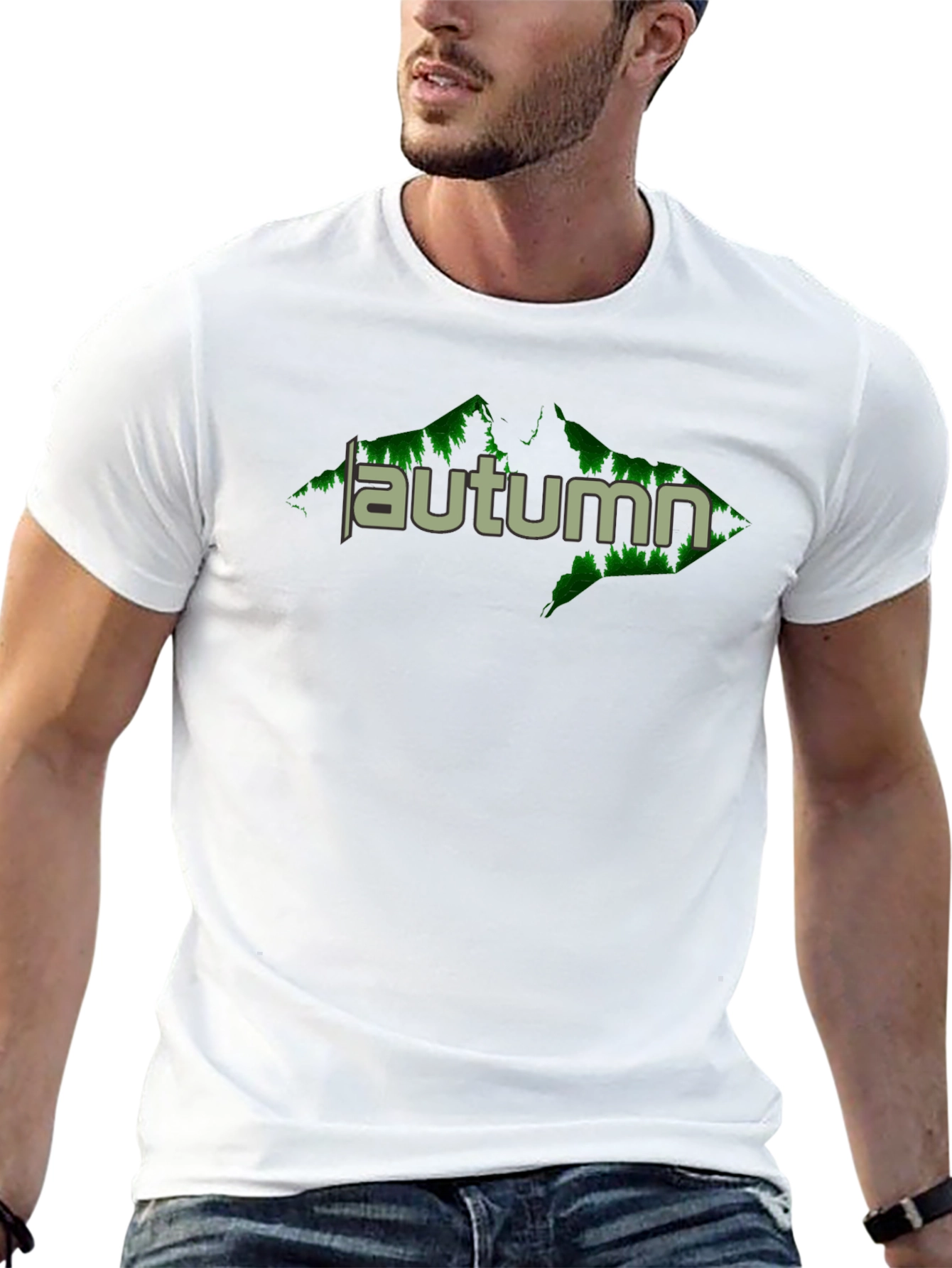 Autumn Graphic Tee - Nature Inspired Design