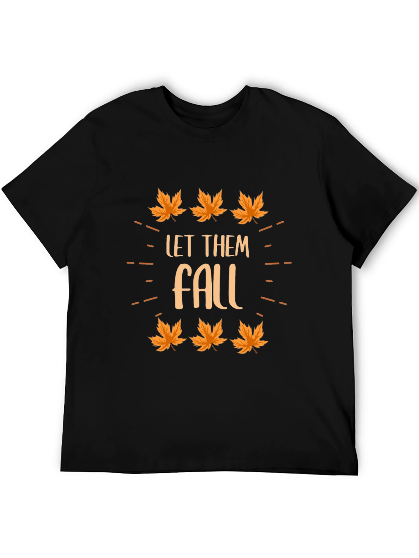 Autumn Let Them Fall Graphic T-Shirt