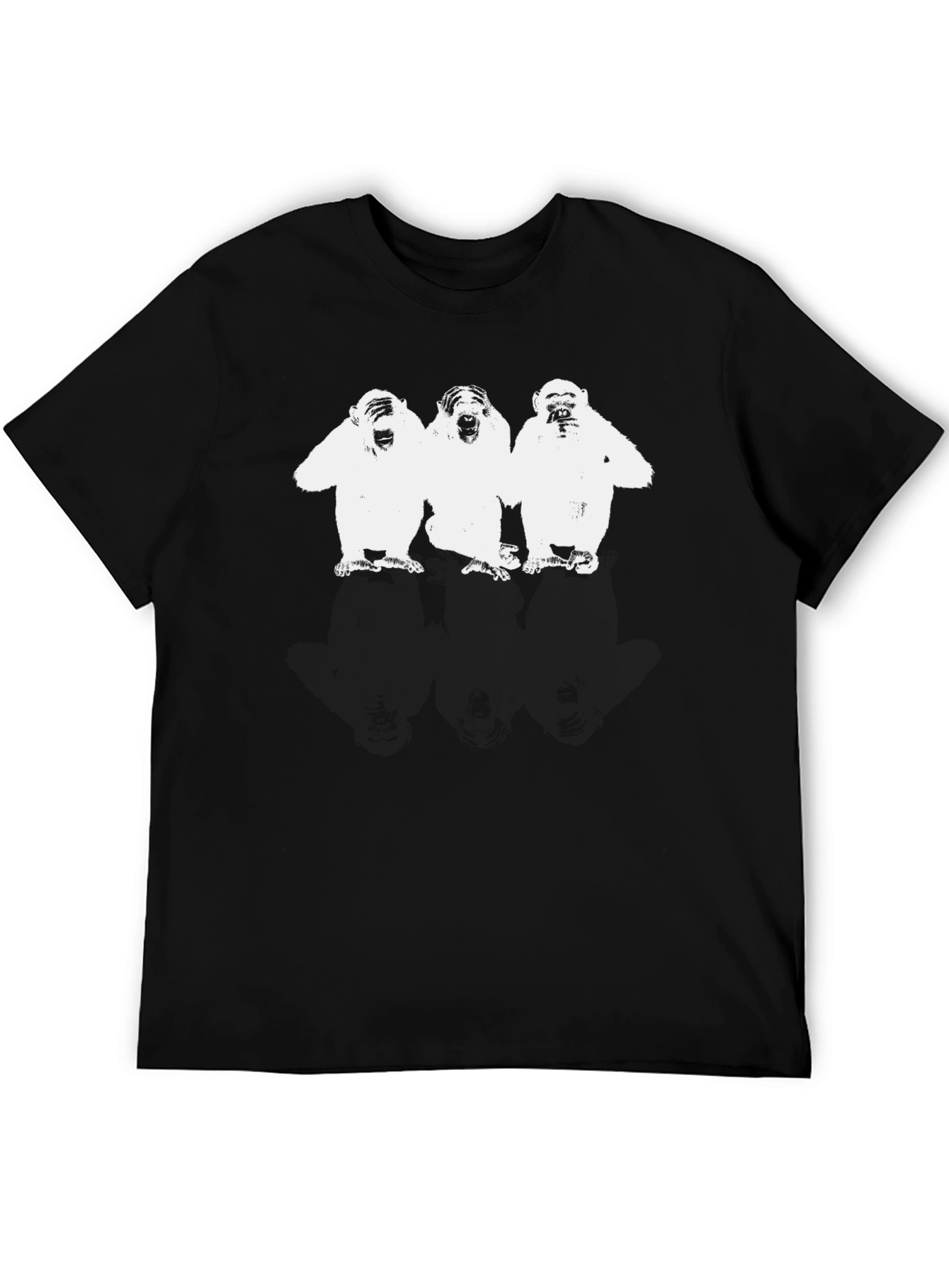 See No Evil T-Shirt - Black Cotton Tee