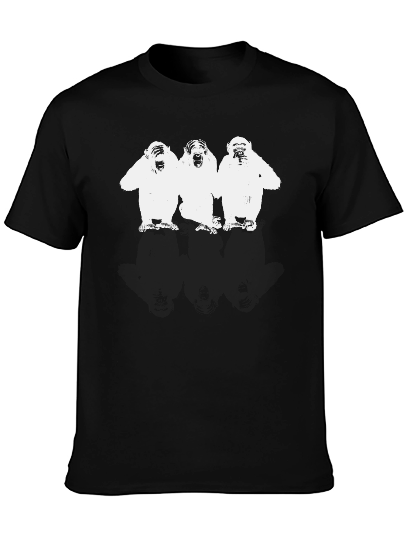See No Evil T-Shirt - Black Cotton Tee