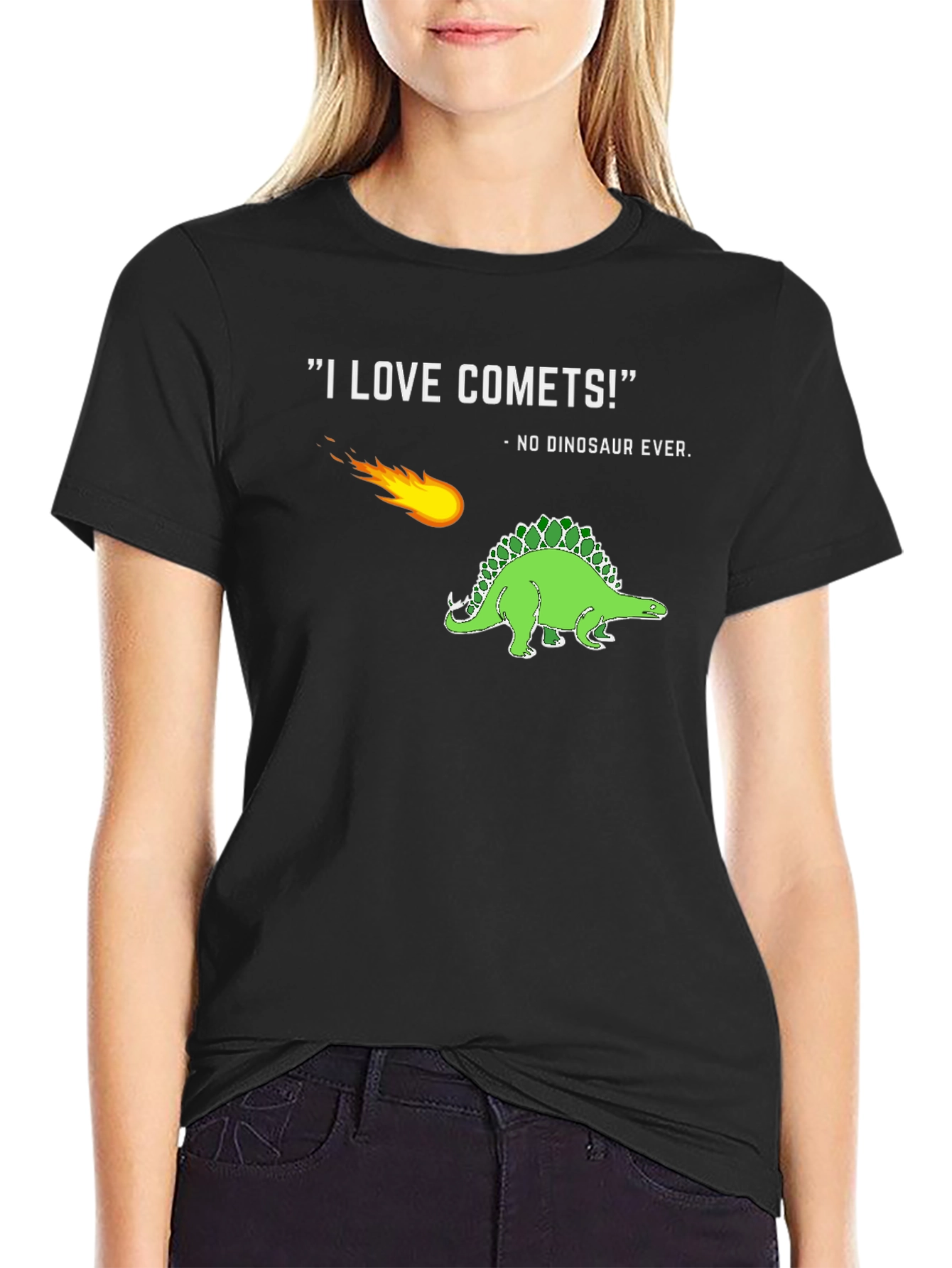 Comet & Dinosaur Graphic T-Shirt