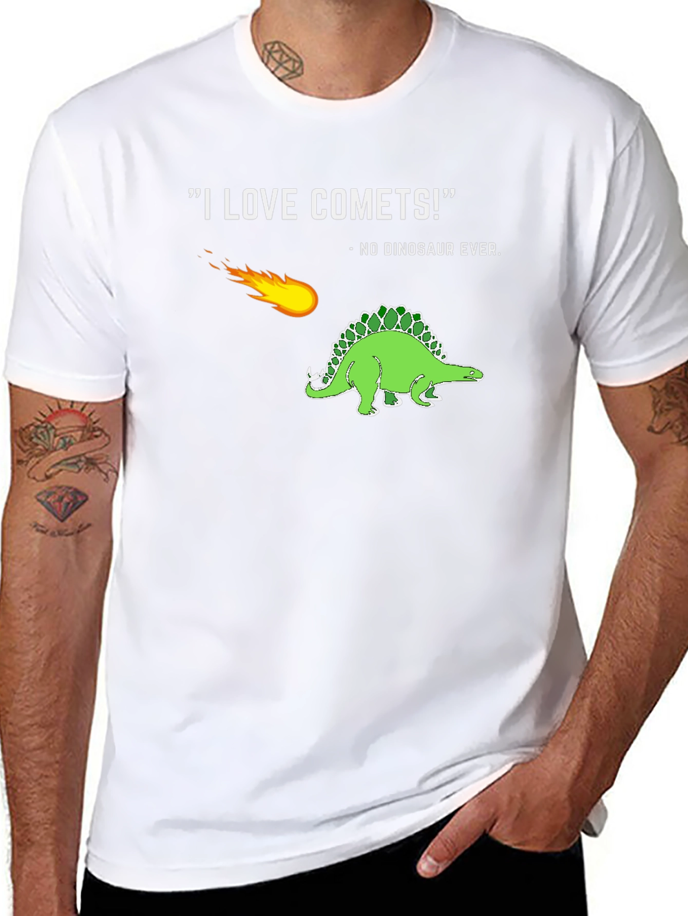 Comet & Dinosaur Graphic T-Shirt