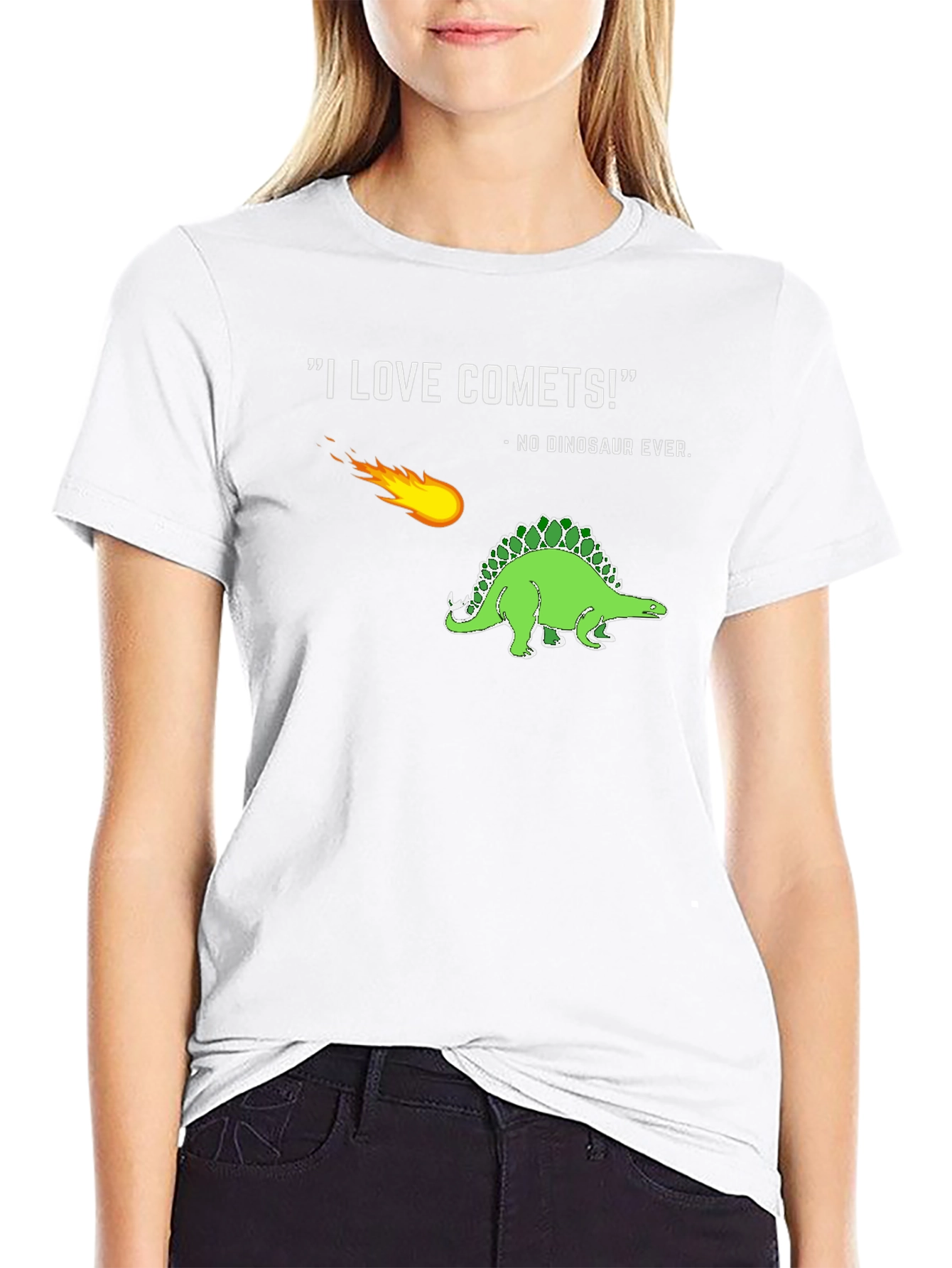 Comet & Dinosaur Graphic T-Shirt
